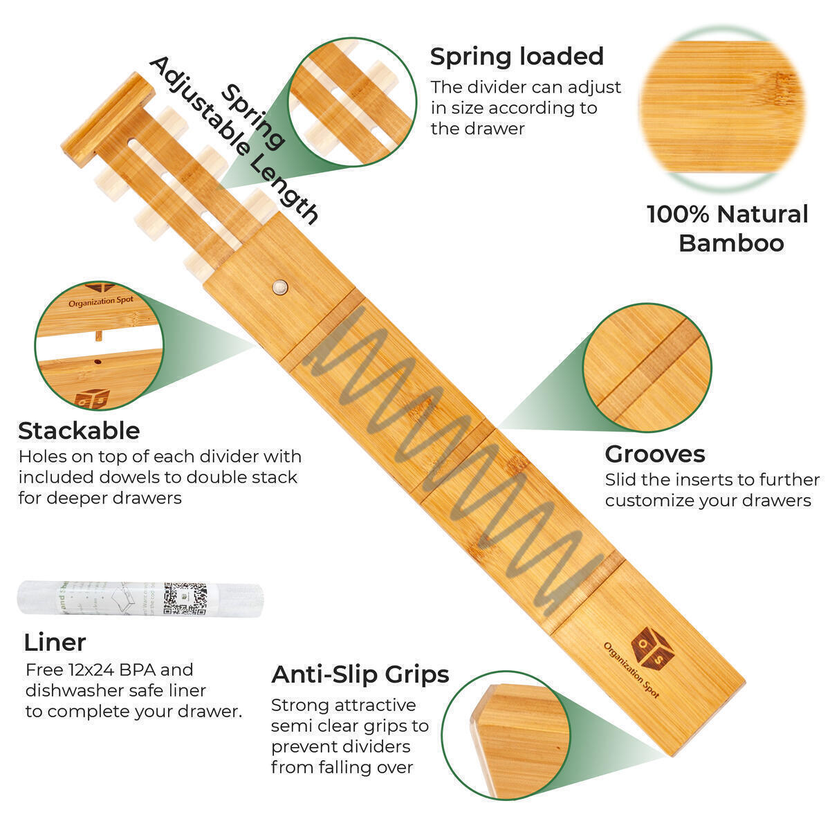 Adjustable Bamboo Drawer Dividers Cashback Rebate - RebateKey