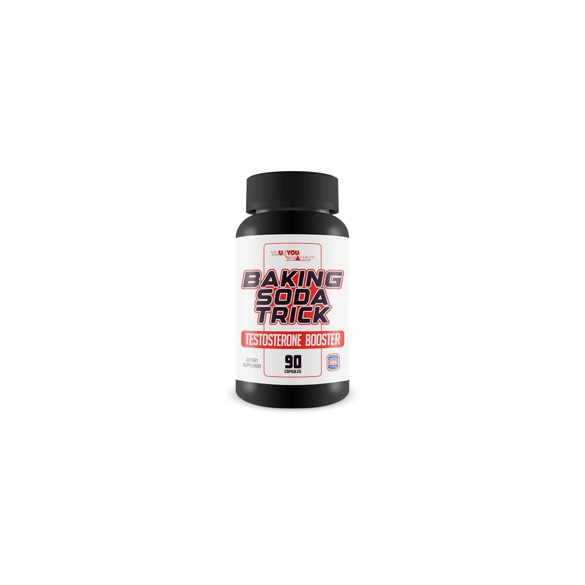 Baking Soda Trick Testosterone Booster - Our Best Low Testosterone Booster For Men - Premium Mens Test Support - Maca, Fadogia Agrestis, Tongkat Ali, Boron - Honey Baking Soda Trick For Men