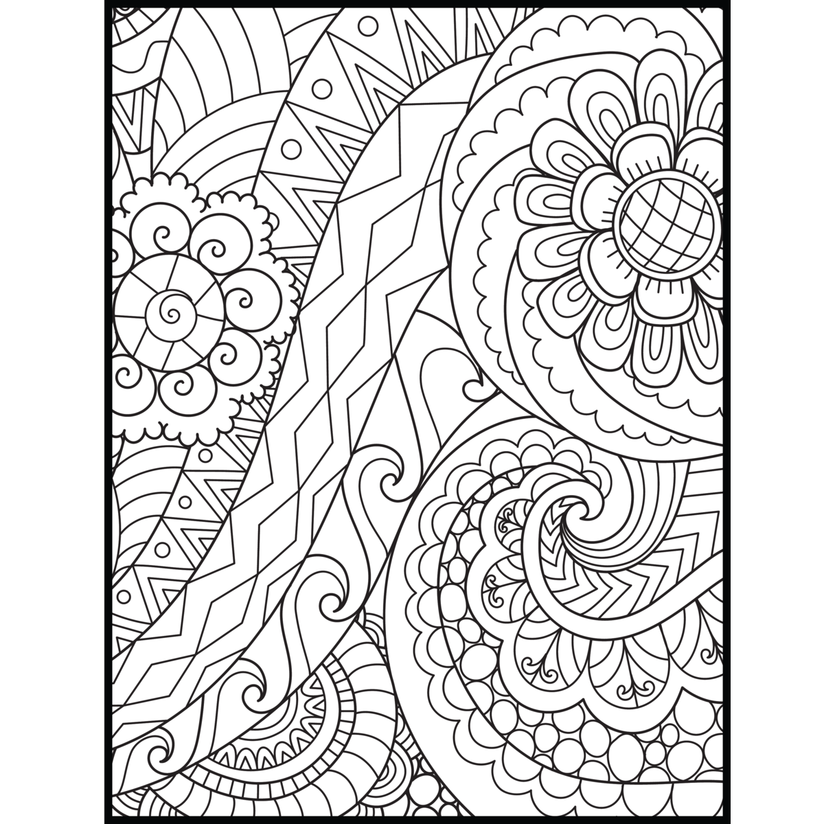 Mandala Pattern Coloring Book Cashback - RebateKey