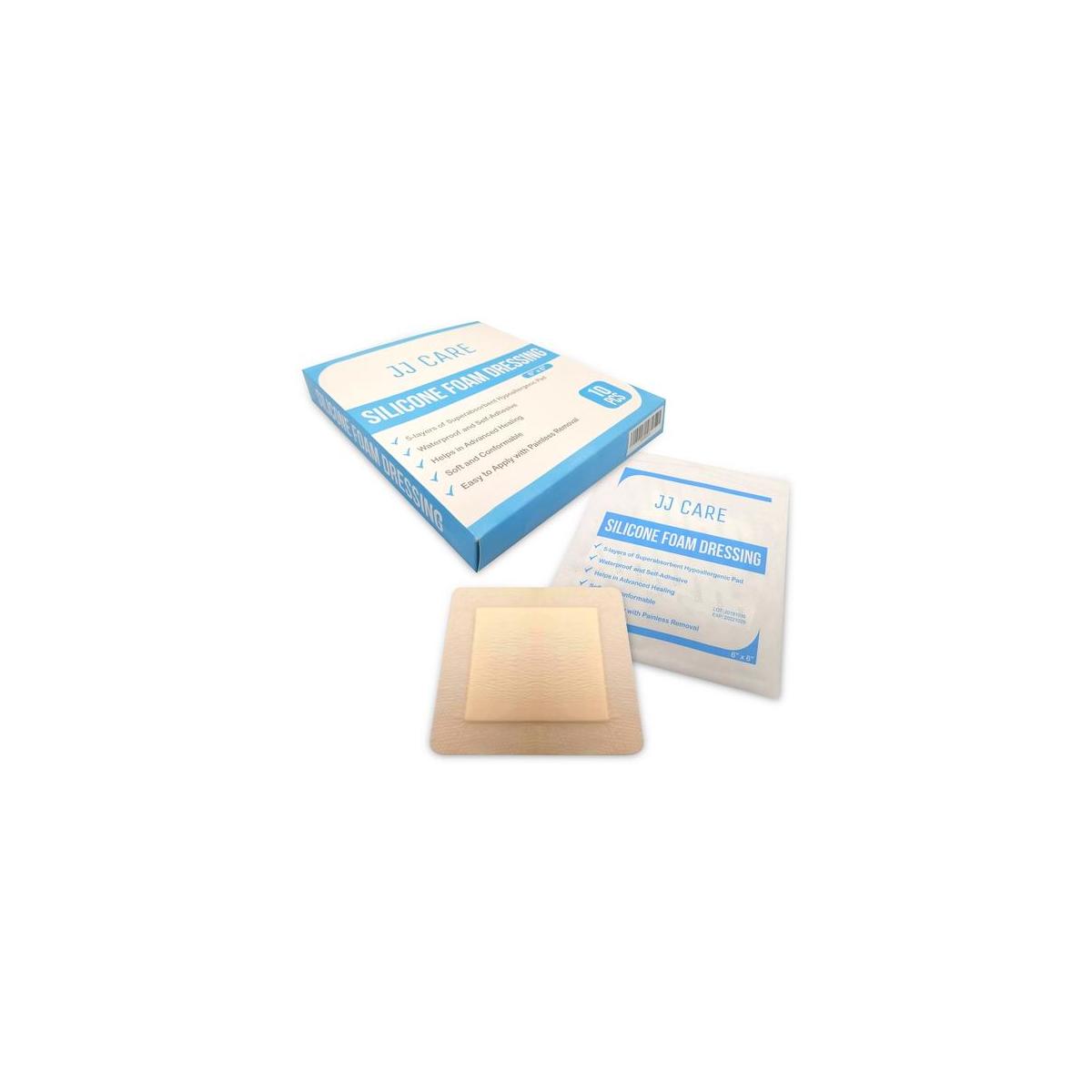 Pack Of 5 6x6 Inches Silicone Foam Dressing Sacral Foam Dressing Bordered Cash Back - RebateKey