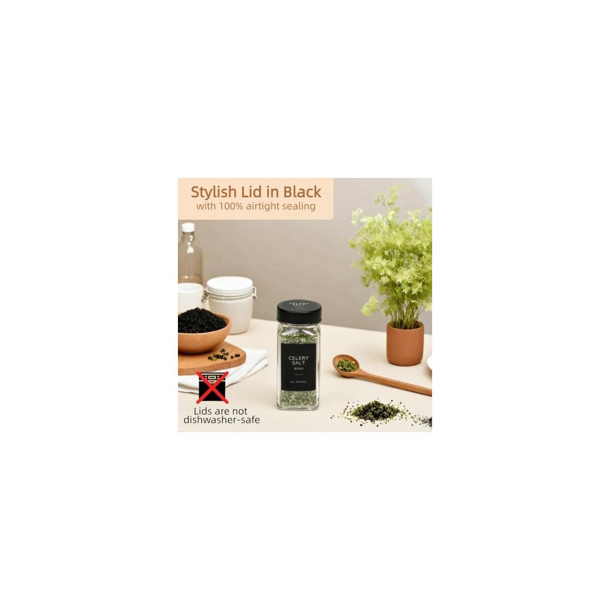 Glass Spice Jars With Label Seasoning Jars 26 Pc Cashback - RebateKey