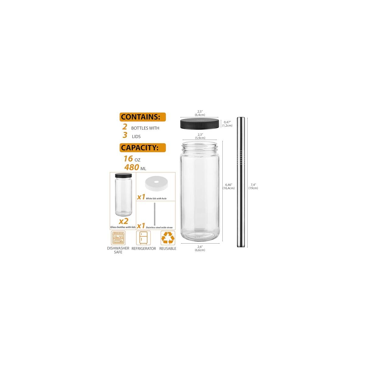 Glass Bottles For Juicing 2 Cashback - RebateKey