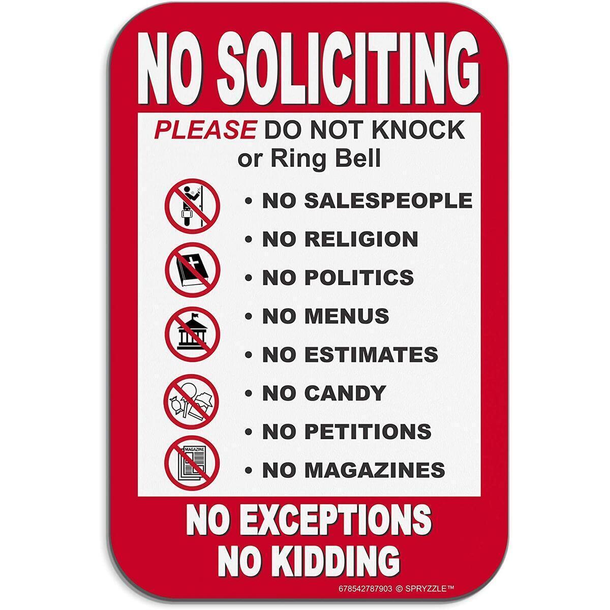 No Soliciting Sign For House Rebate - RebateKey
