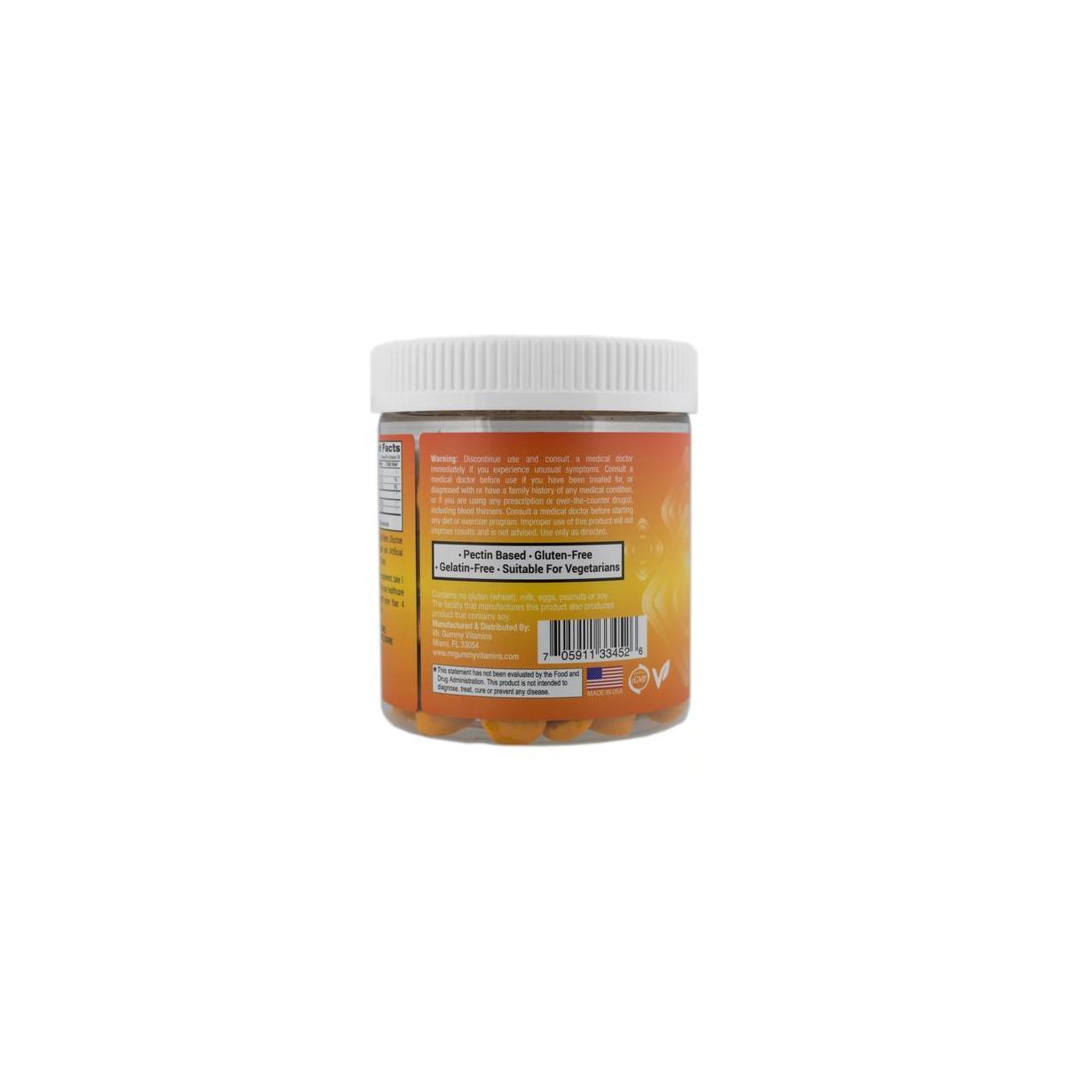 Mr Gummy Vitamins Natural Curcumin Turmeric Ginger Chewable Gummy