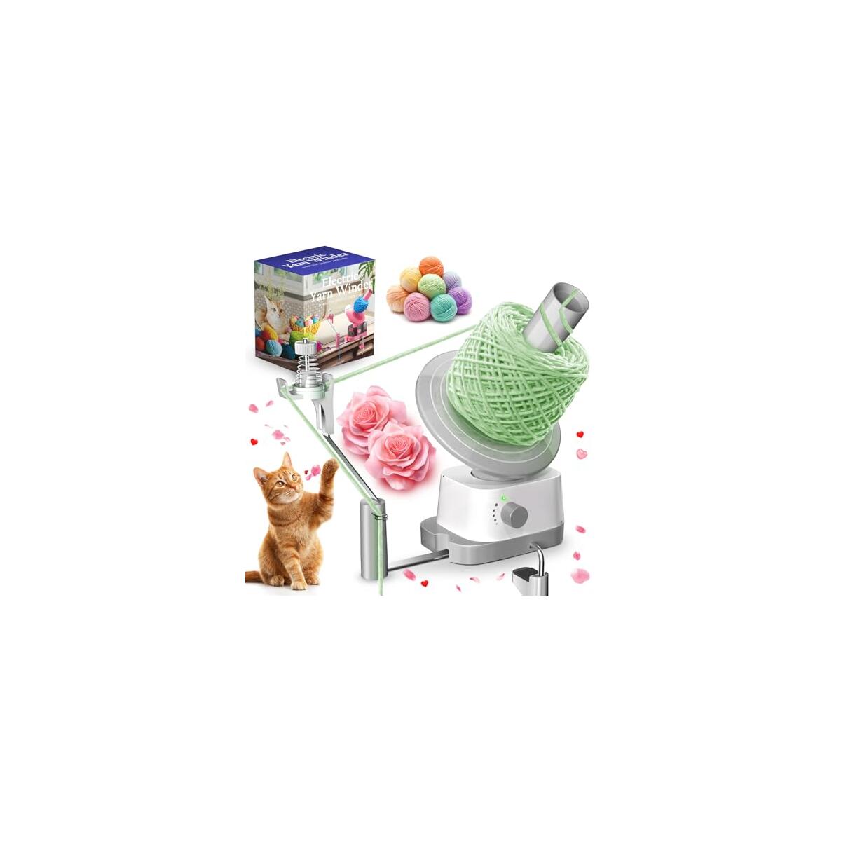 Electric Yarn Ball Winder For Crocheting 2 Cashback - RebateKey