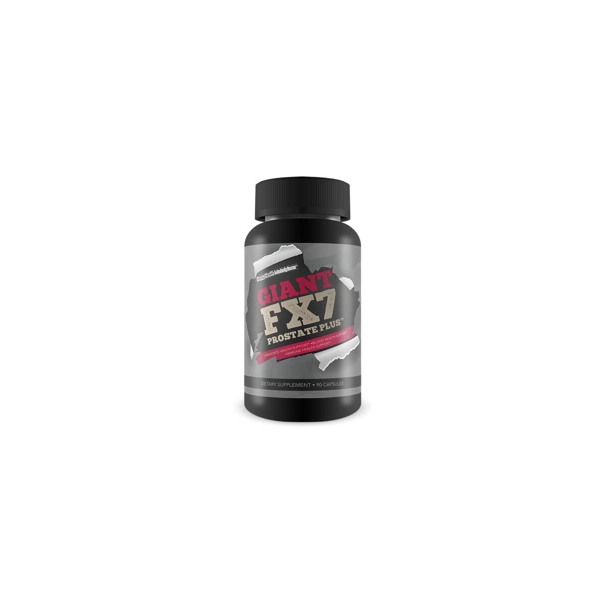 Giant FX7 Prostate Plus - Prostate Supplements for Prostate Support & Blood Flow - Aid Energy & Endurance - Promote Healthy Prostate Function & Size - Male Prostate Support with Zinc