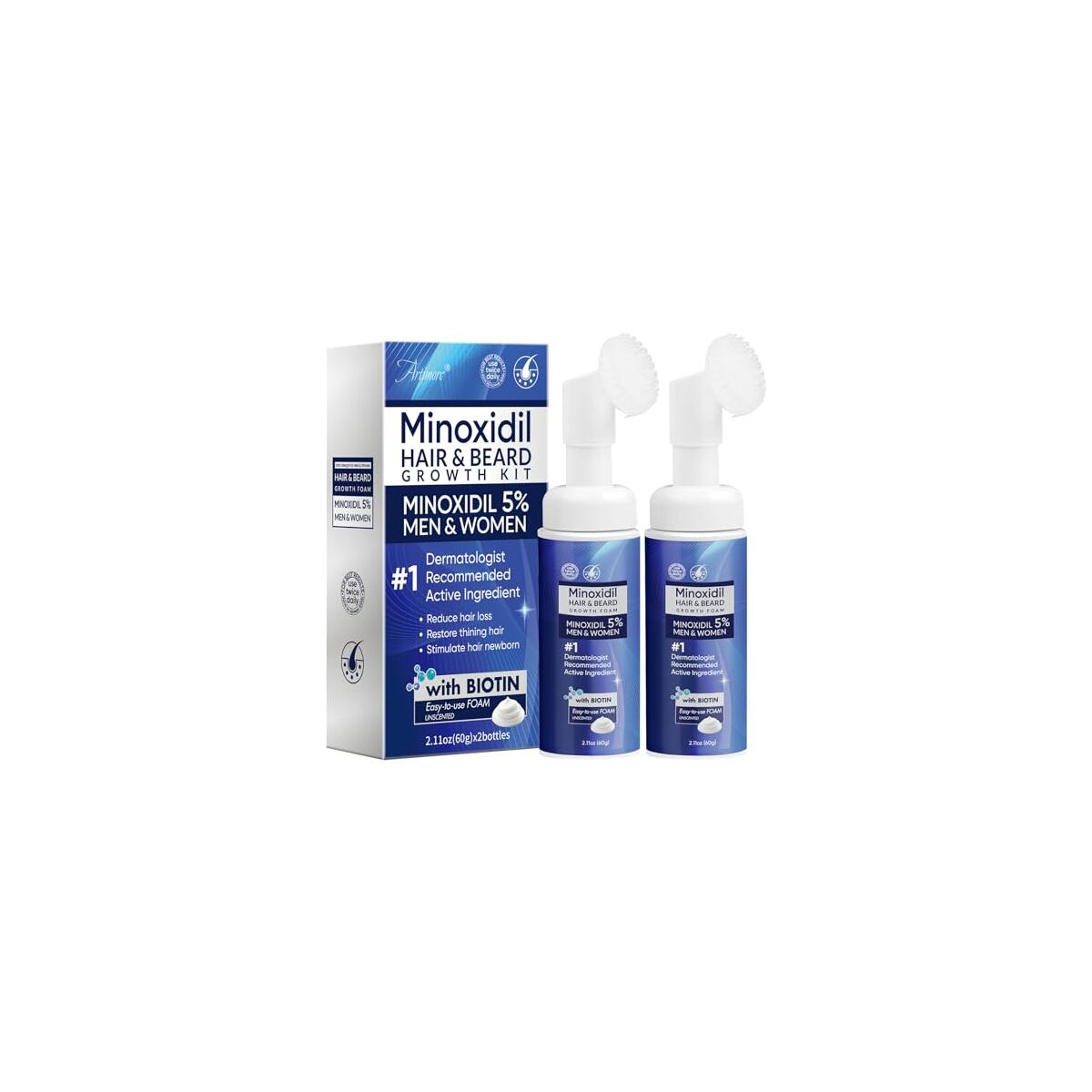 Artimore Minoxidil Foam 2pcs Cash Back - RebateKey