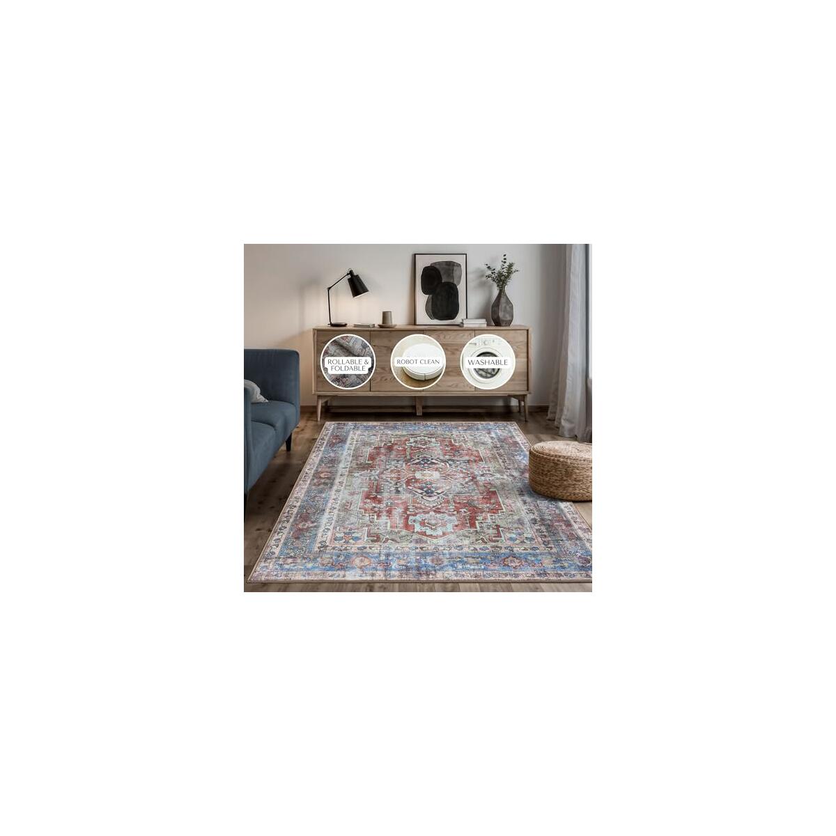 Earth Tones Oushak Runner Rug Hallway 25x7 Rebate - RebateKey