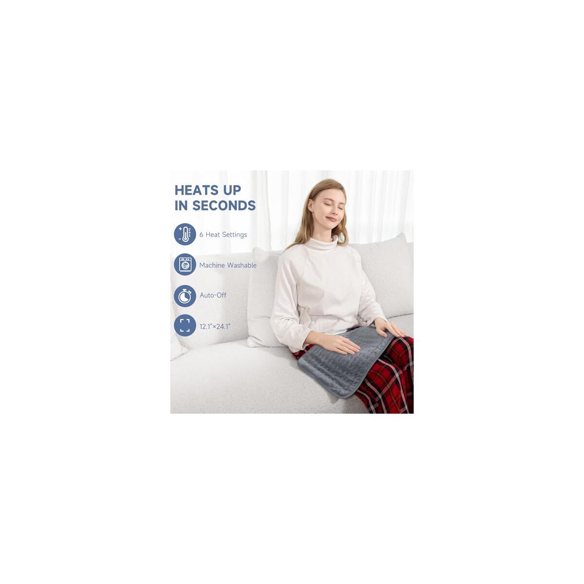 Heating Pad For Back Neck And Shoulder Pain Cash Back - RebateKey