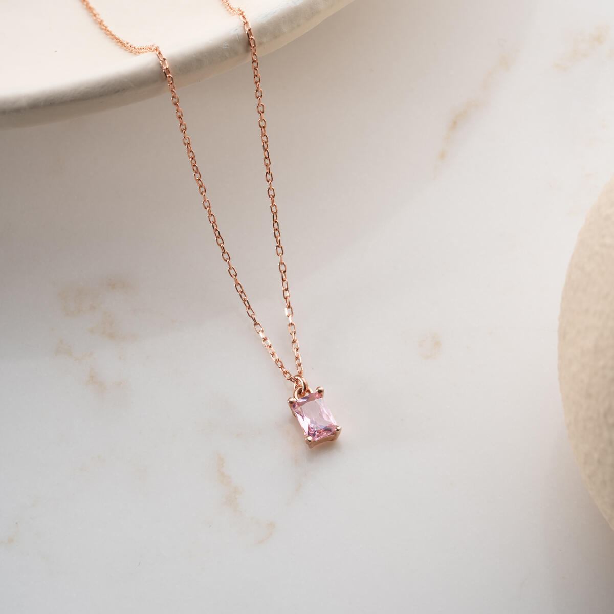 Pink Baguette Necklace Rebates - RebateKey