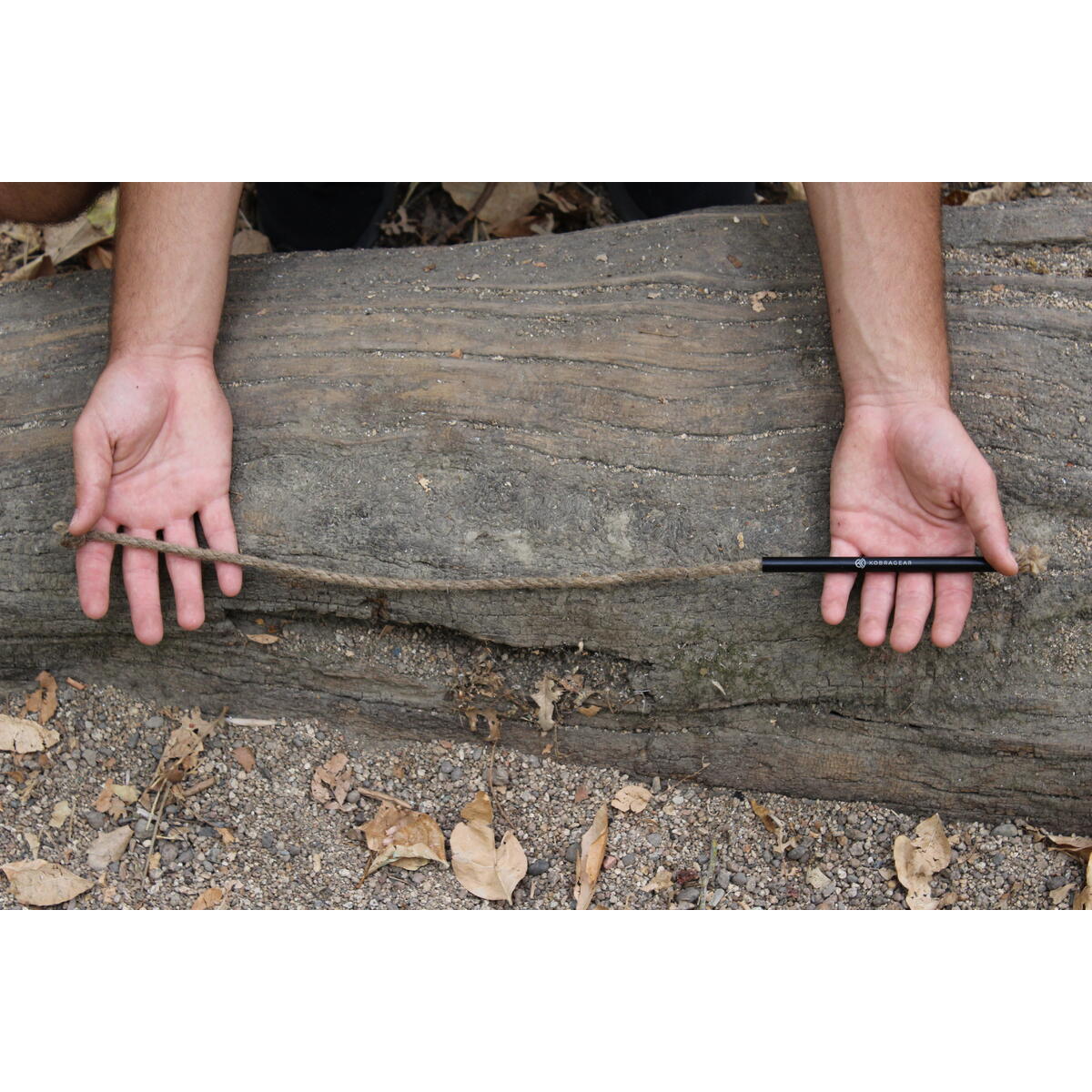 6 inch Black Anodized Aluminum Bellow Sleeve Hemp Tinder Tube Fire