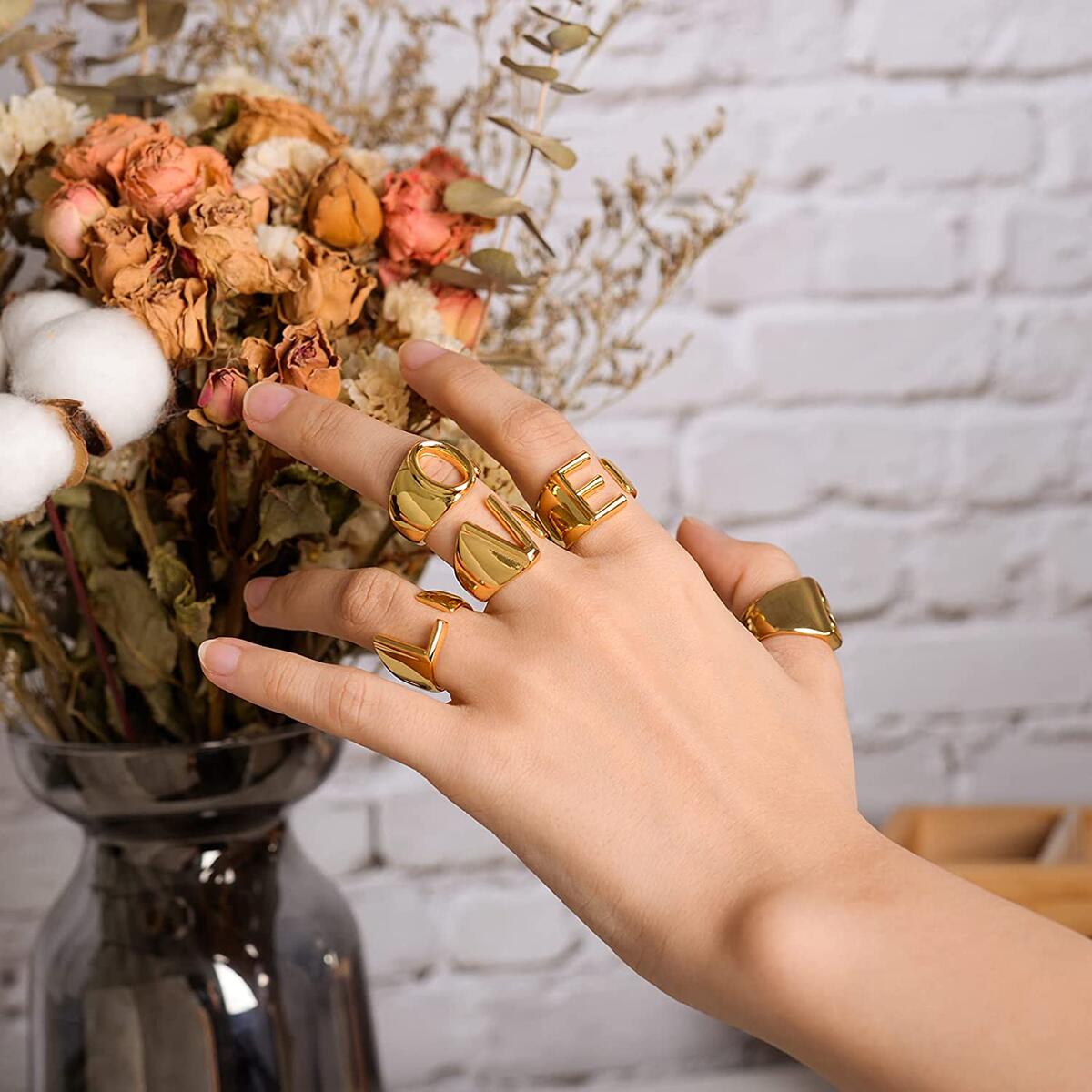 Gold Initial Ring Cash Back - RebateKey