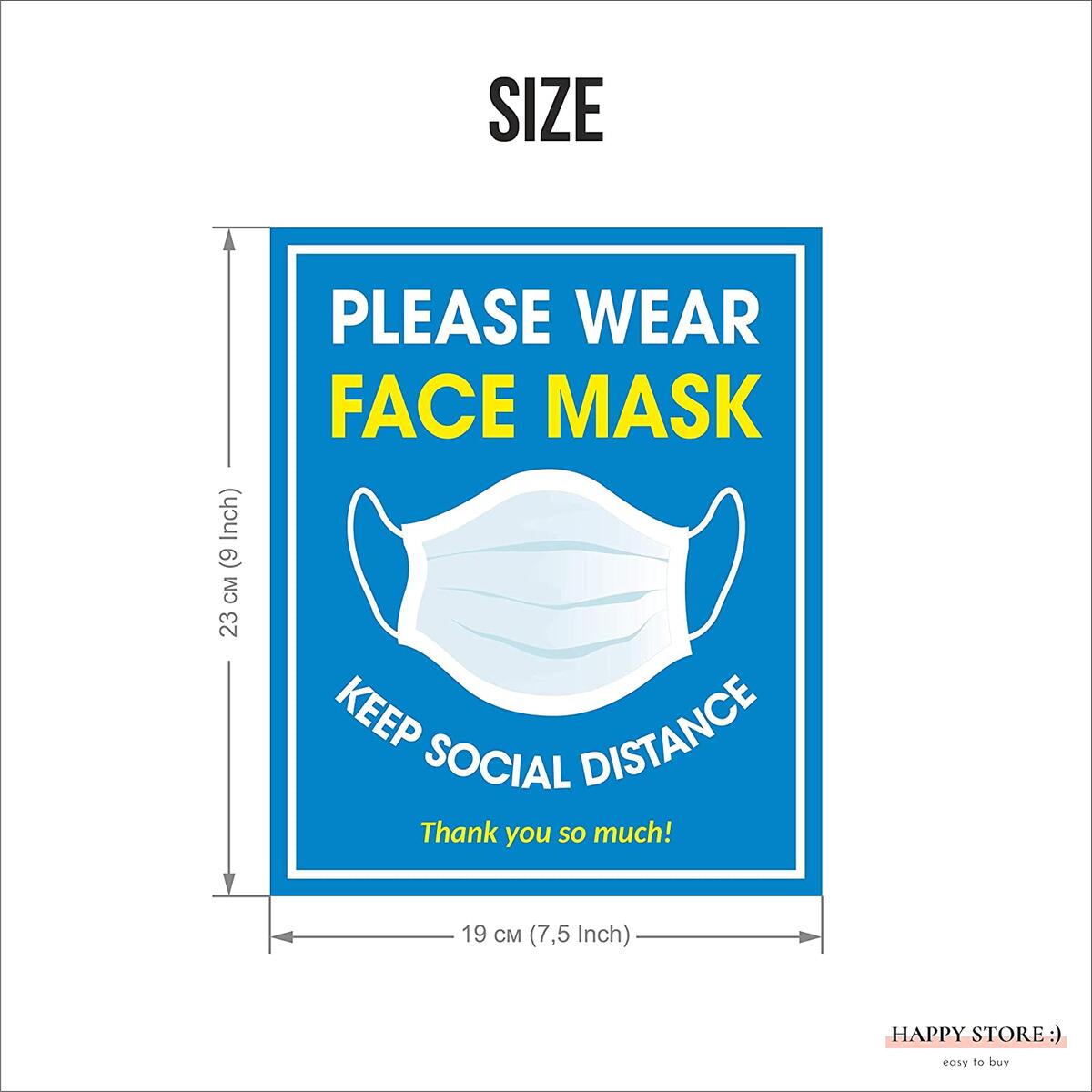 Masks Required Signs Cashback Rebates - RebateKey