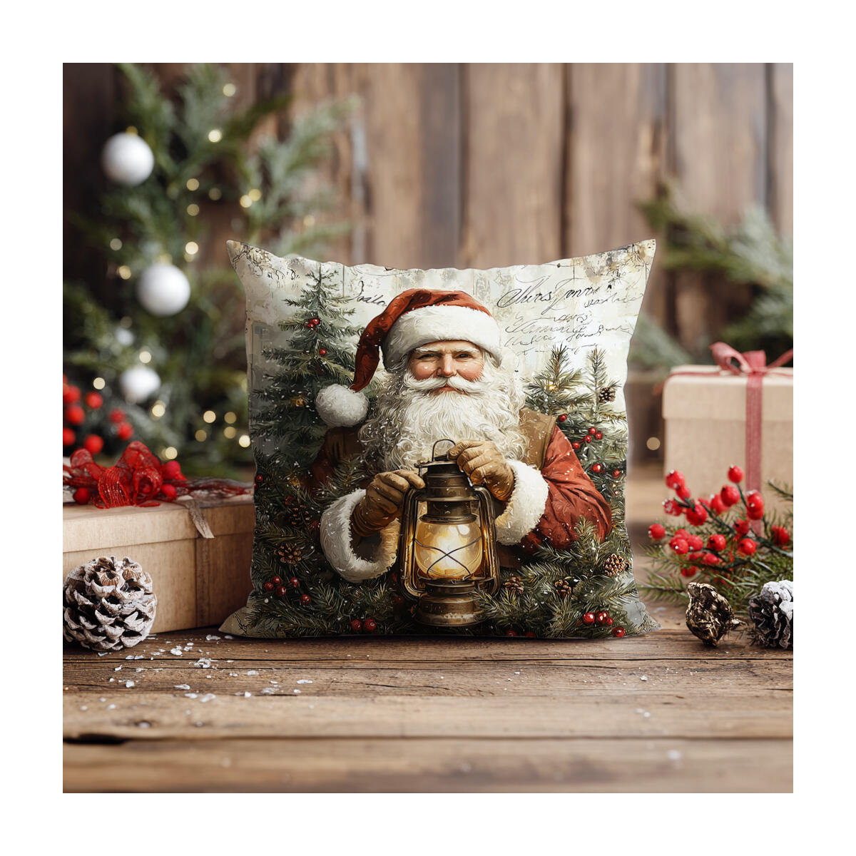 Holiday Hosting Decor Christmas Santa Pillow Cashback Rebate - RebateKey