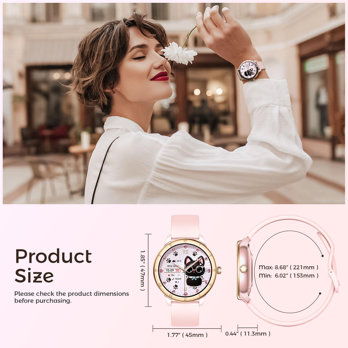 Fashionable Smart Watch F Cash Back - RebateKey