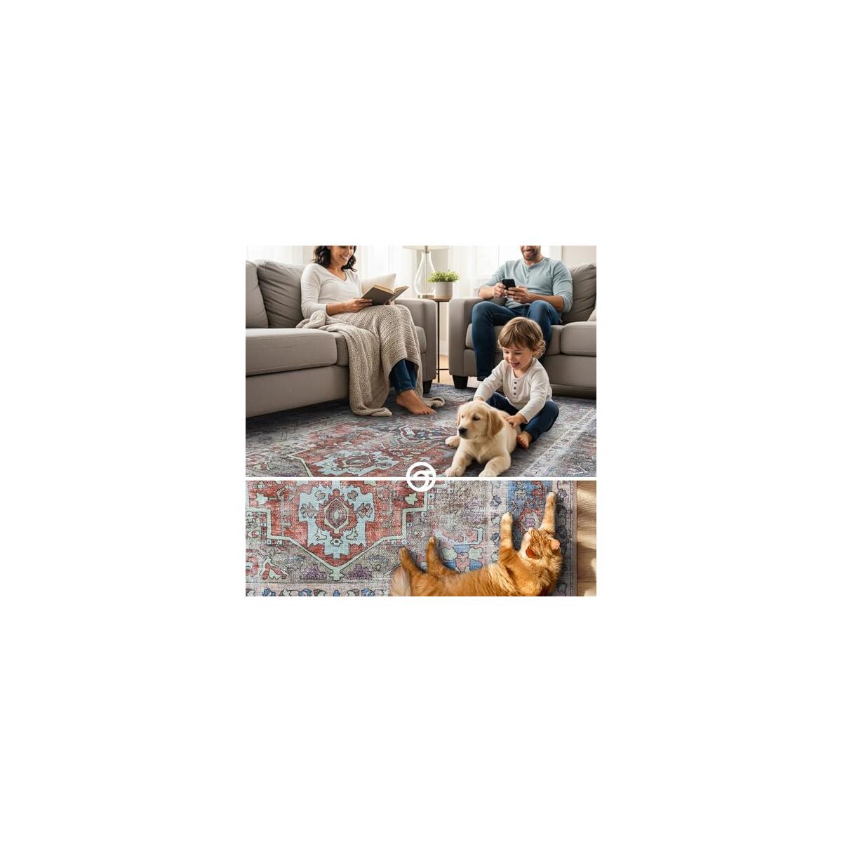 Earth Tones Oushak Runner Rug Hallway 25x7 Rebate - RebateKey