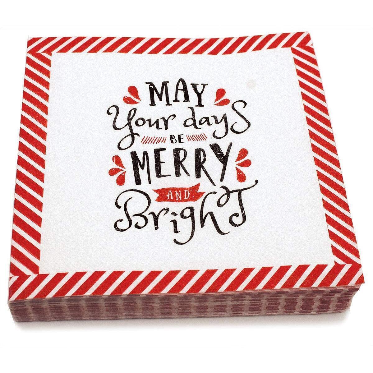 Merry Christmas Napkins Cashback - RebateKey