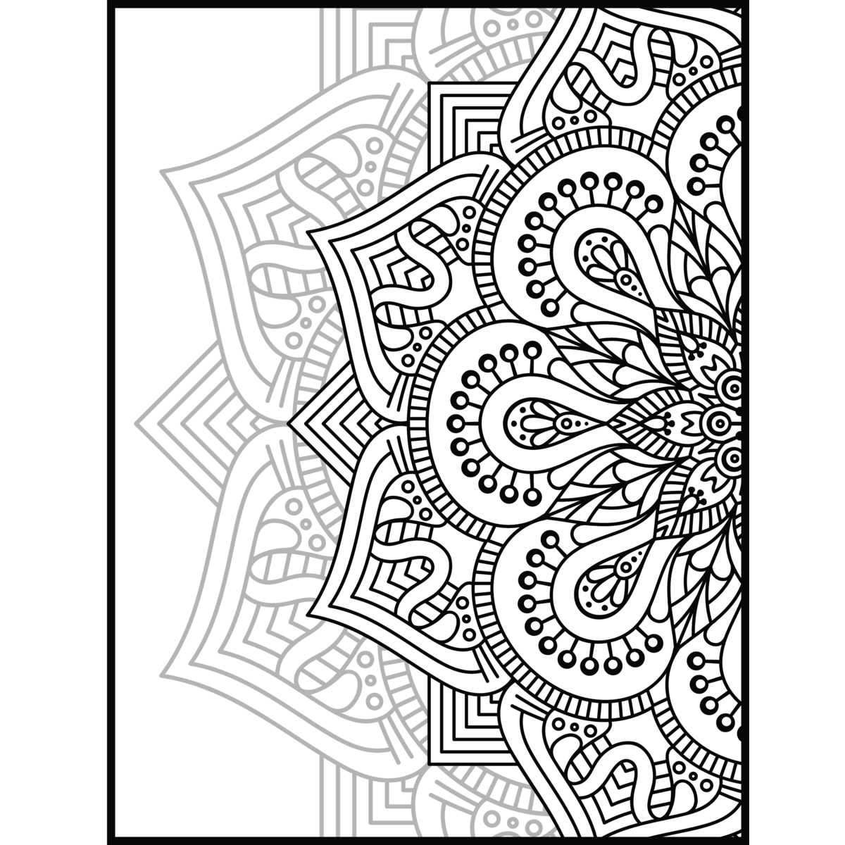 Mandala Pattern Coloring Book Cashback - RebateKey