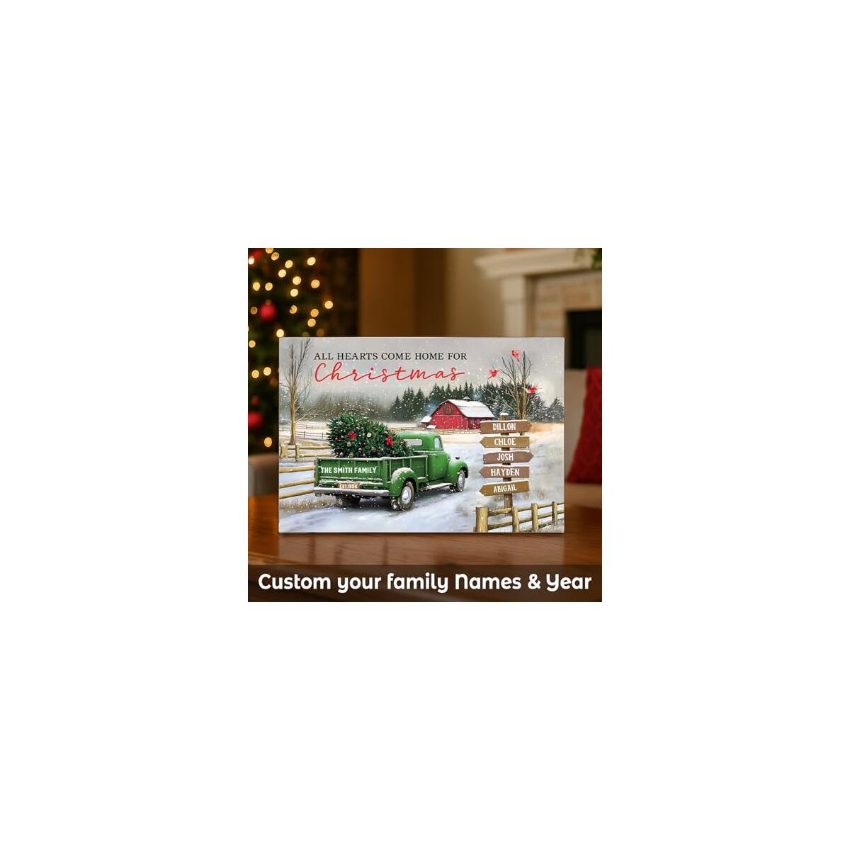 Personalized Christmas Canvas 1 Cashback - RebateKey