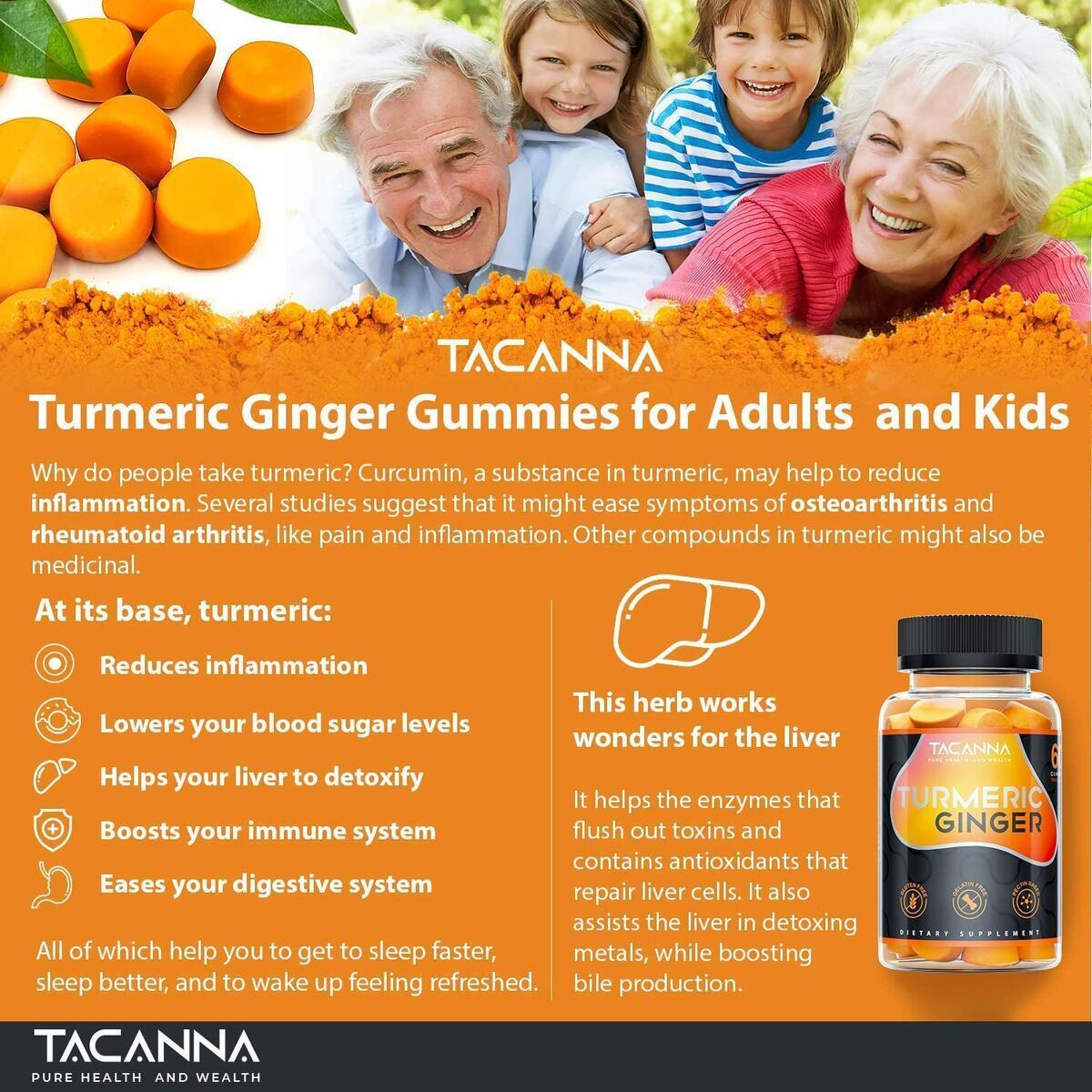 Tacanna Turmeric Ginger Gummies Rebates - RebateKey