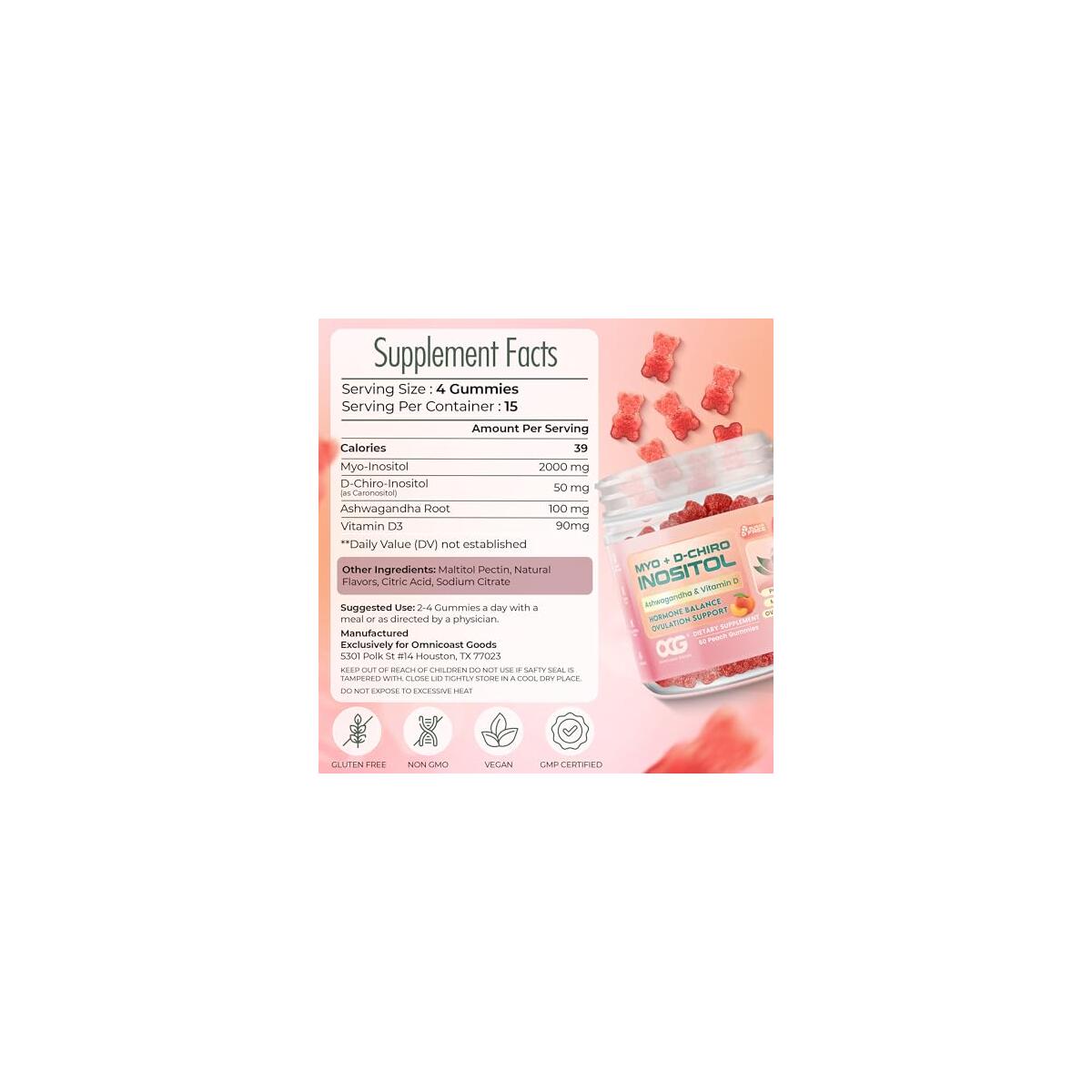 Myo Inositol D Chiro Inositol Gummies With Cash Back - RebateKey