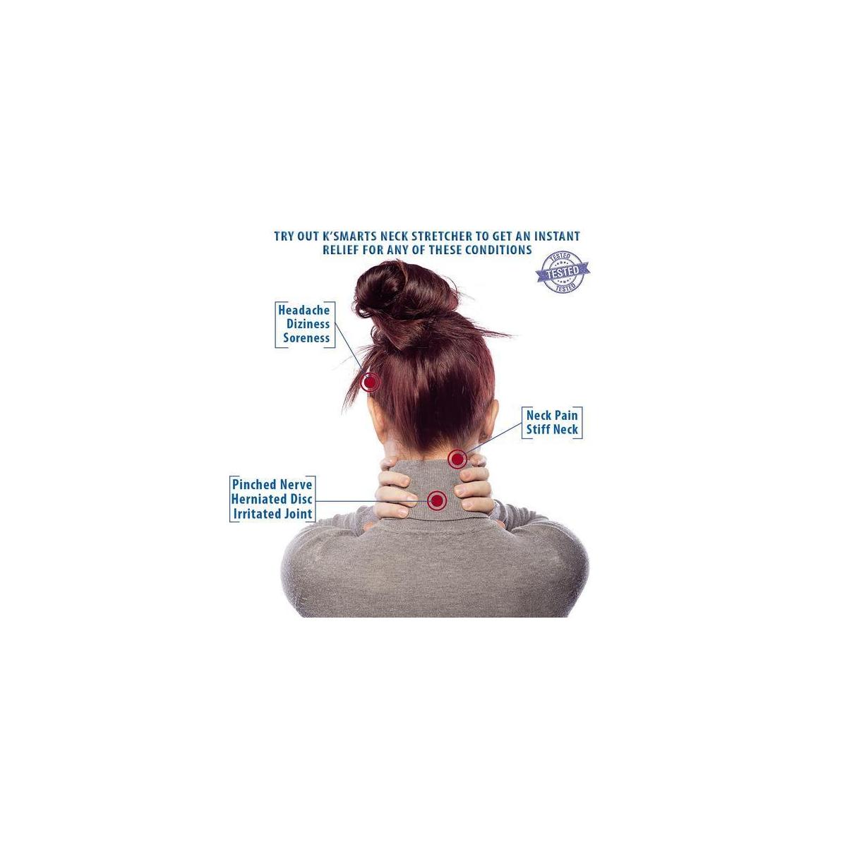 Pinched Nerve Neck Stretcher Cervical Traction Device For Home Neck Pain2 Cashback Rebate - RebateKey