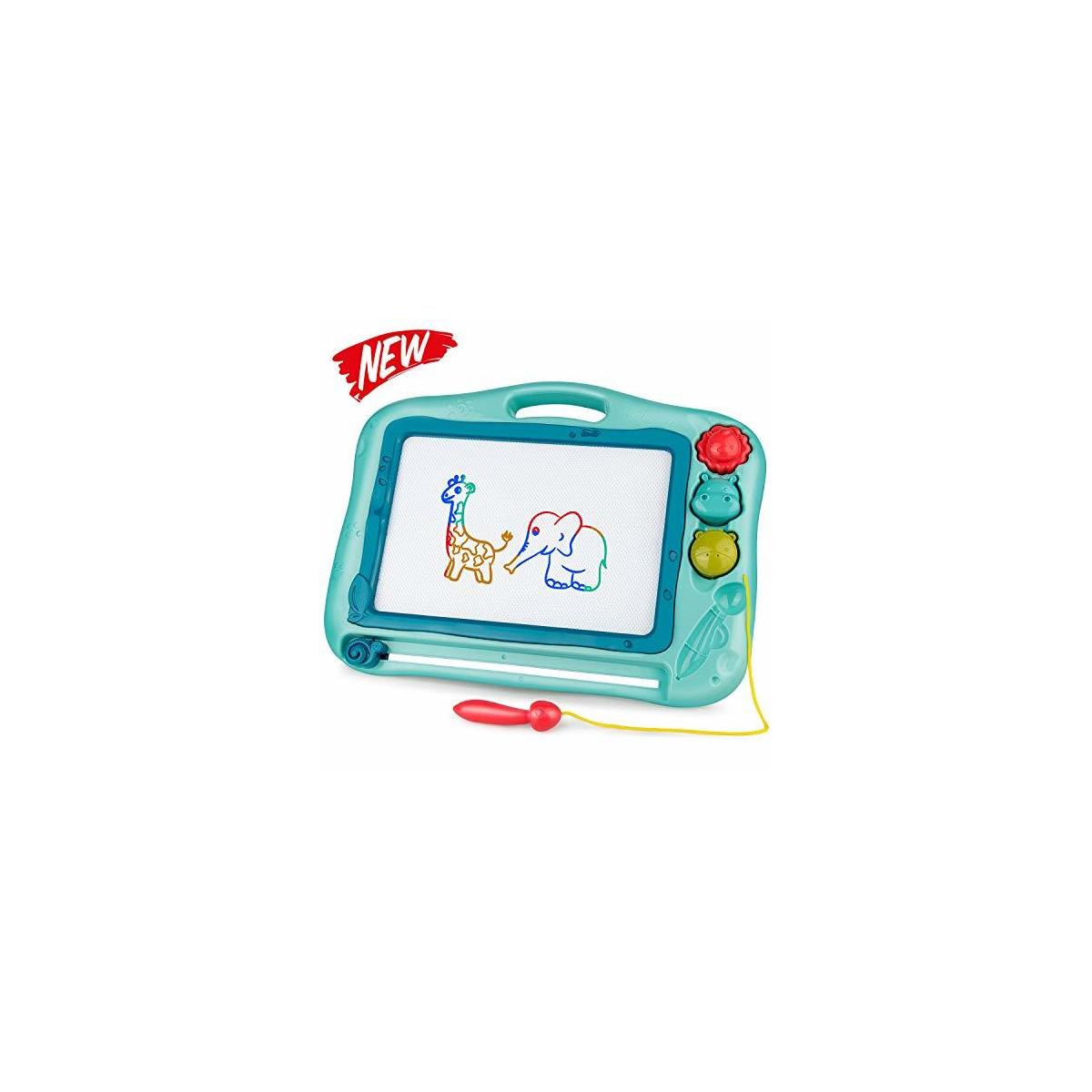 Gamenote Magnetic Drawing Board For Kids 1216 Inch Doodle Board For Toddlers Cash Back - RebateKey