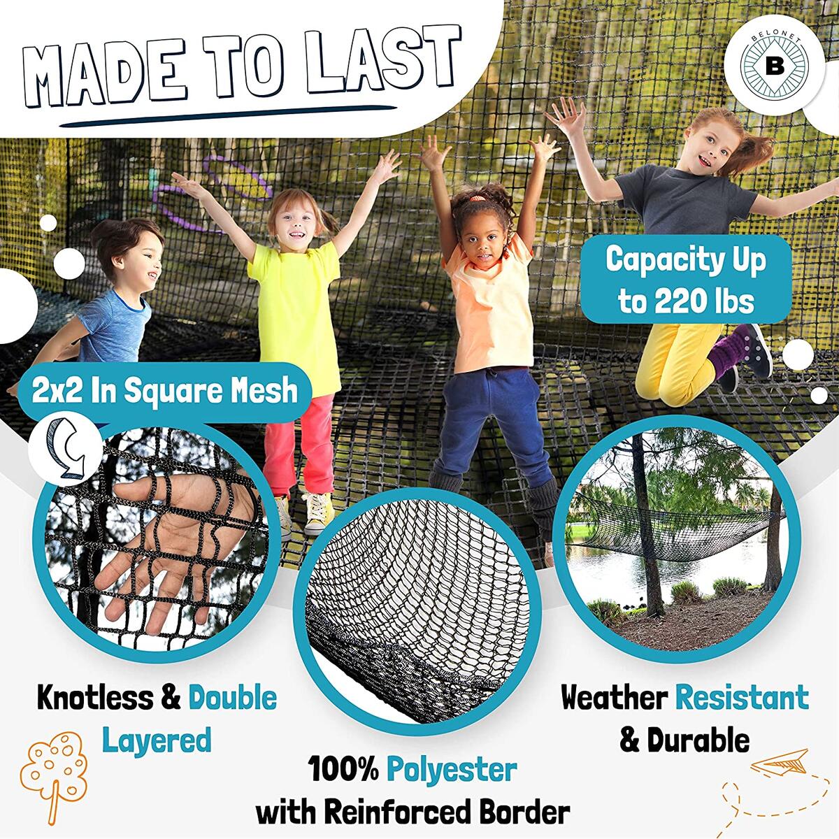 Belonet Playground Climbing Net Cash Back - RebateKey