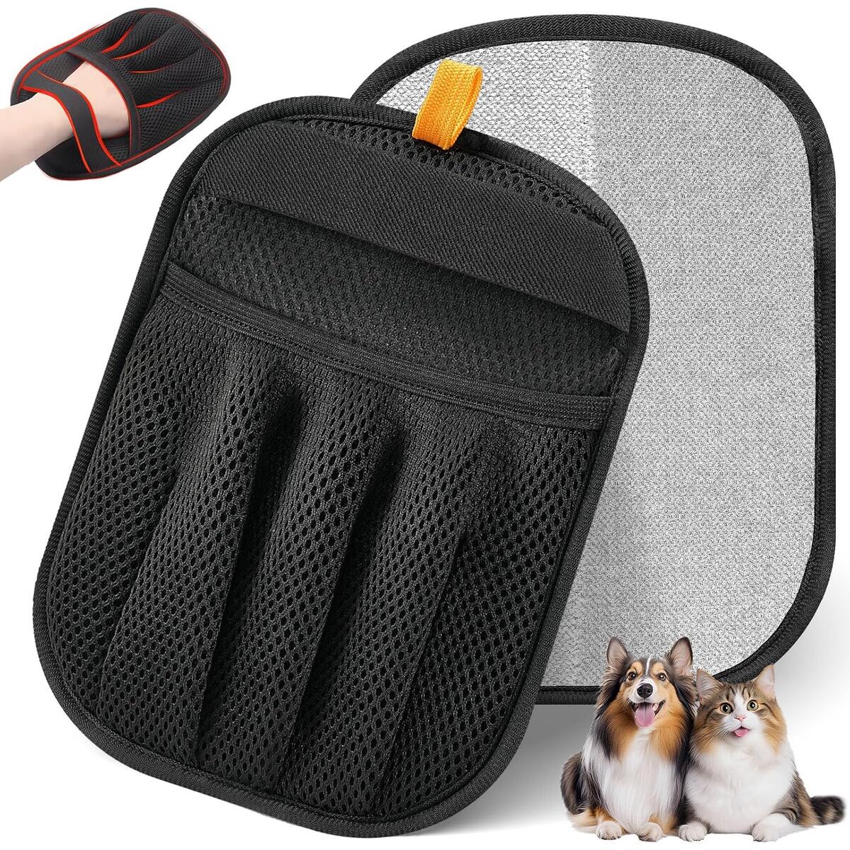 Pet hair removal glove