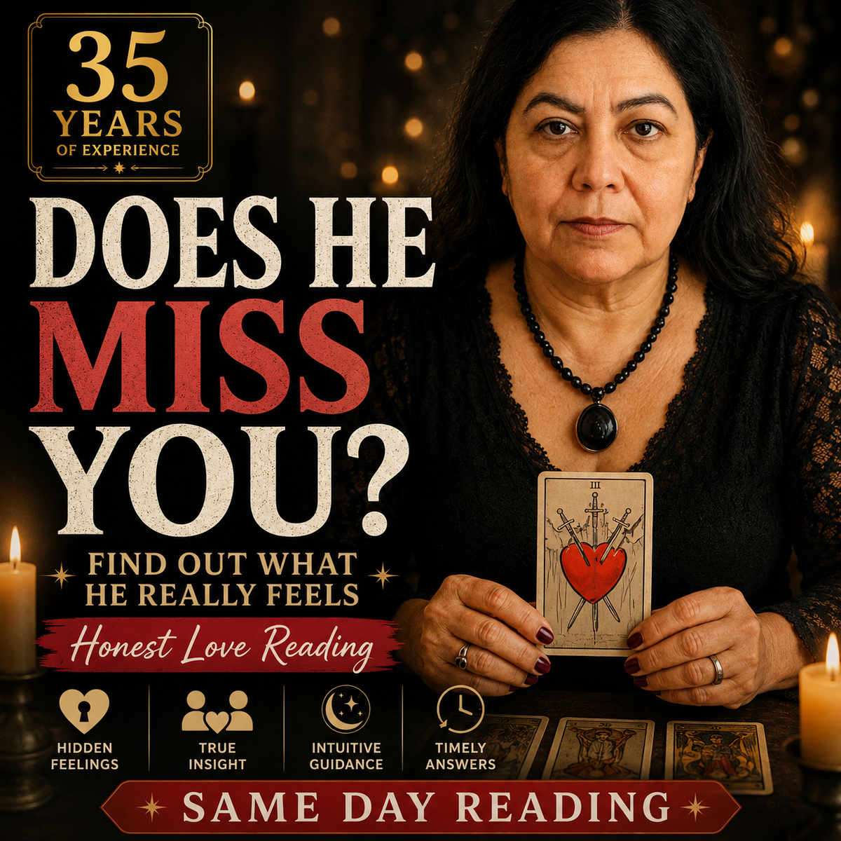 Does He Miss Me? Love Tarot Reading | Honest Psychic Insight, No Contact Energy Reading, Relationship Clarity