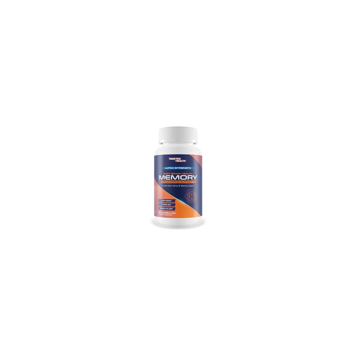Best Brain Health Memory Plus Nerve Support - Improved Formula - Our Best Brain & Nervous System Support Supplement - Advanced Memory Formula - Neuropathy Support - Methylated B12 Nerve Support