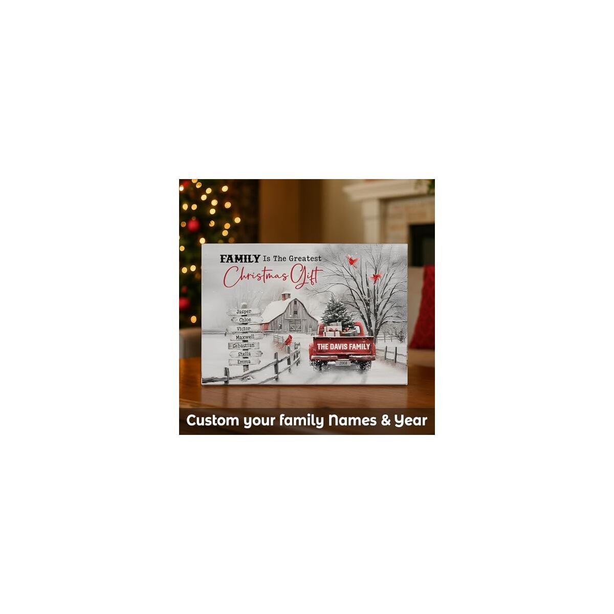 Personalized Christmas Truck Canvas Cashback Rebate - RebateKey