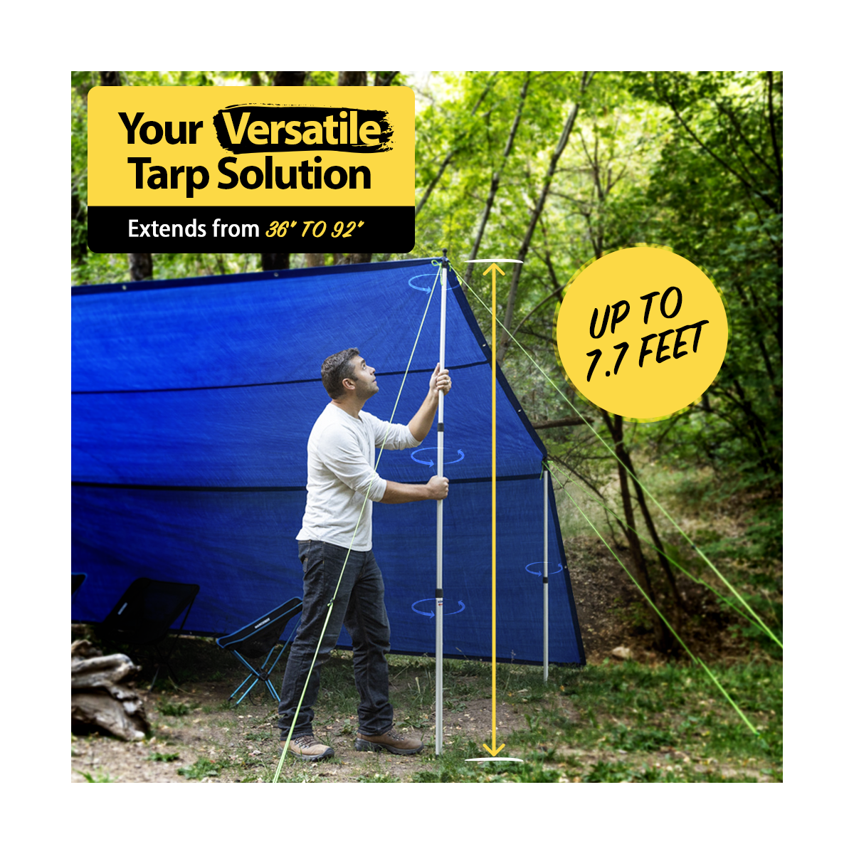 Telescopic Tarp Pole Cashback RebateKey