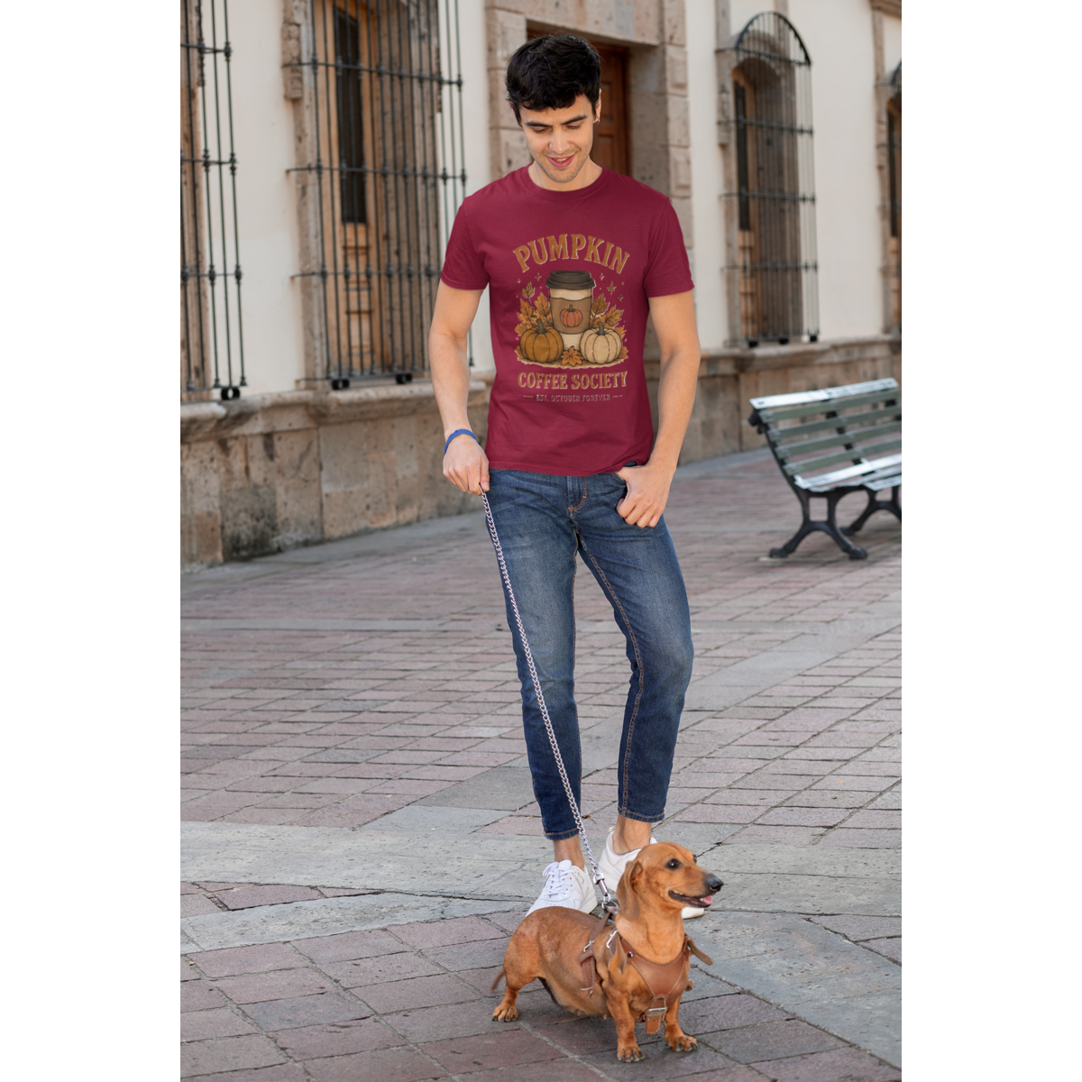 Pumpkin Coffee Society Tee, Pumpkin Spice Coffee Graphic Shirt, Fall Autumn Tee