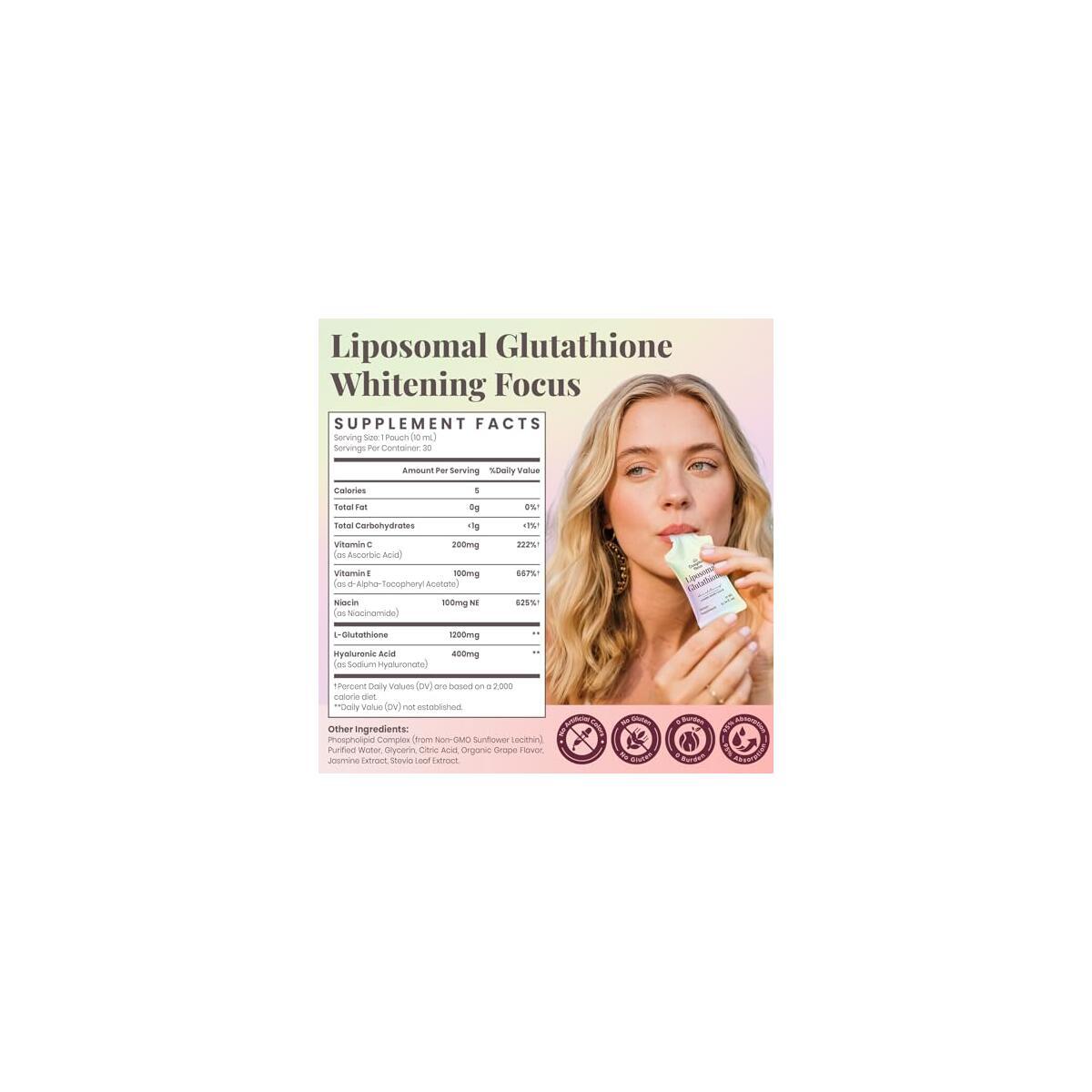 Liposomal Glutathione Liquid 1000mg Cash Back - RebateKey