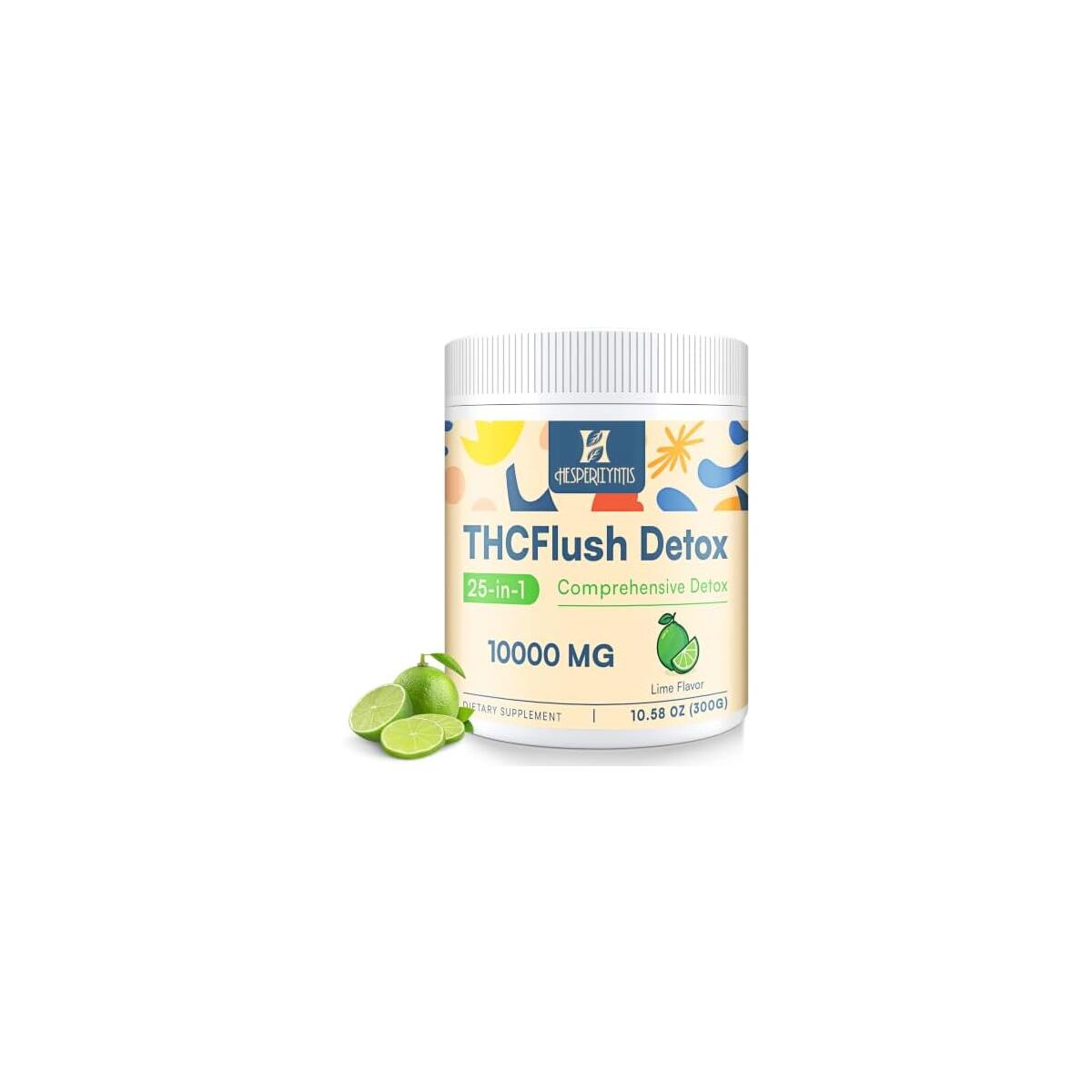 Detox Powder Supplement, Natural Herbal Formula, 30 Servings, Lime Flavor | Natural Herbal Formula for Liver, Kidney & Digestion