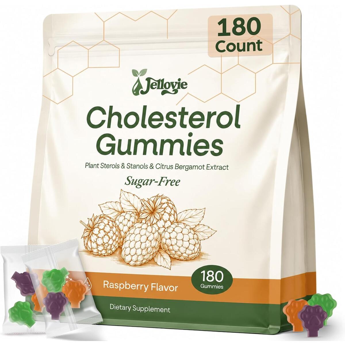 Plant Sterols & Stanols Gummies with Citrus Bergamot, Cholesterol Formula