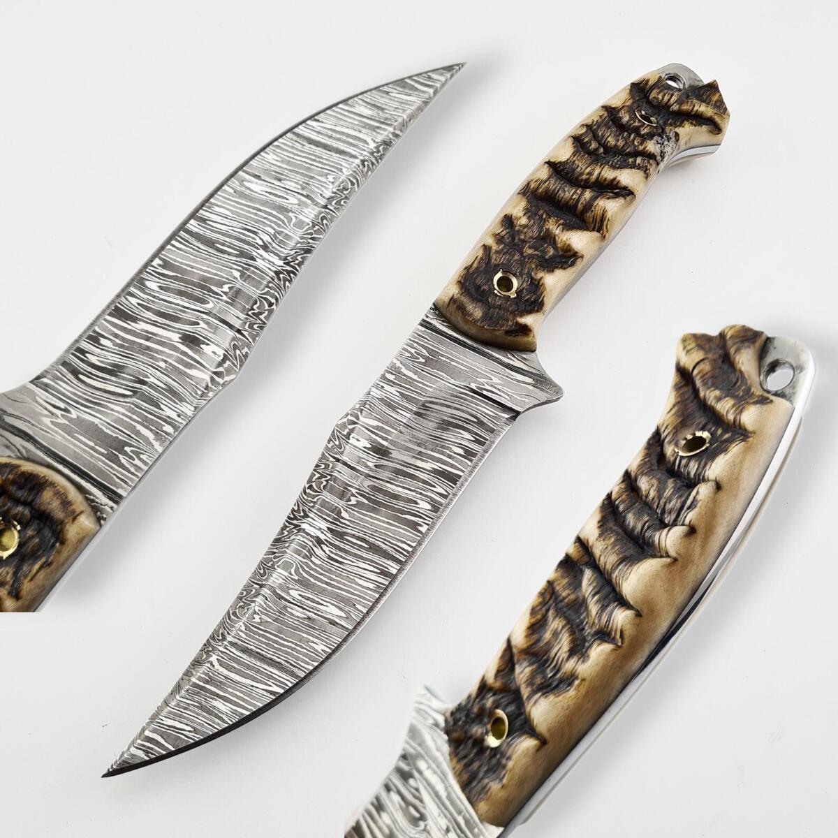 Damascus Hunting Knife 6 Cash Back - RebateKey