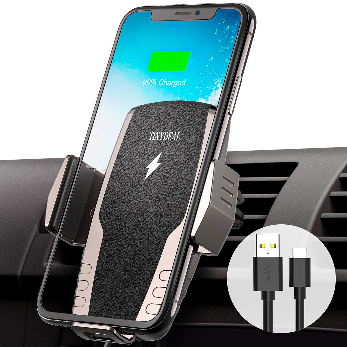 Wireless Car Charger Mount Auto Clamping Cashback Rebate - RebateKey