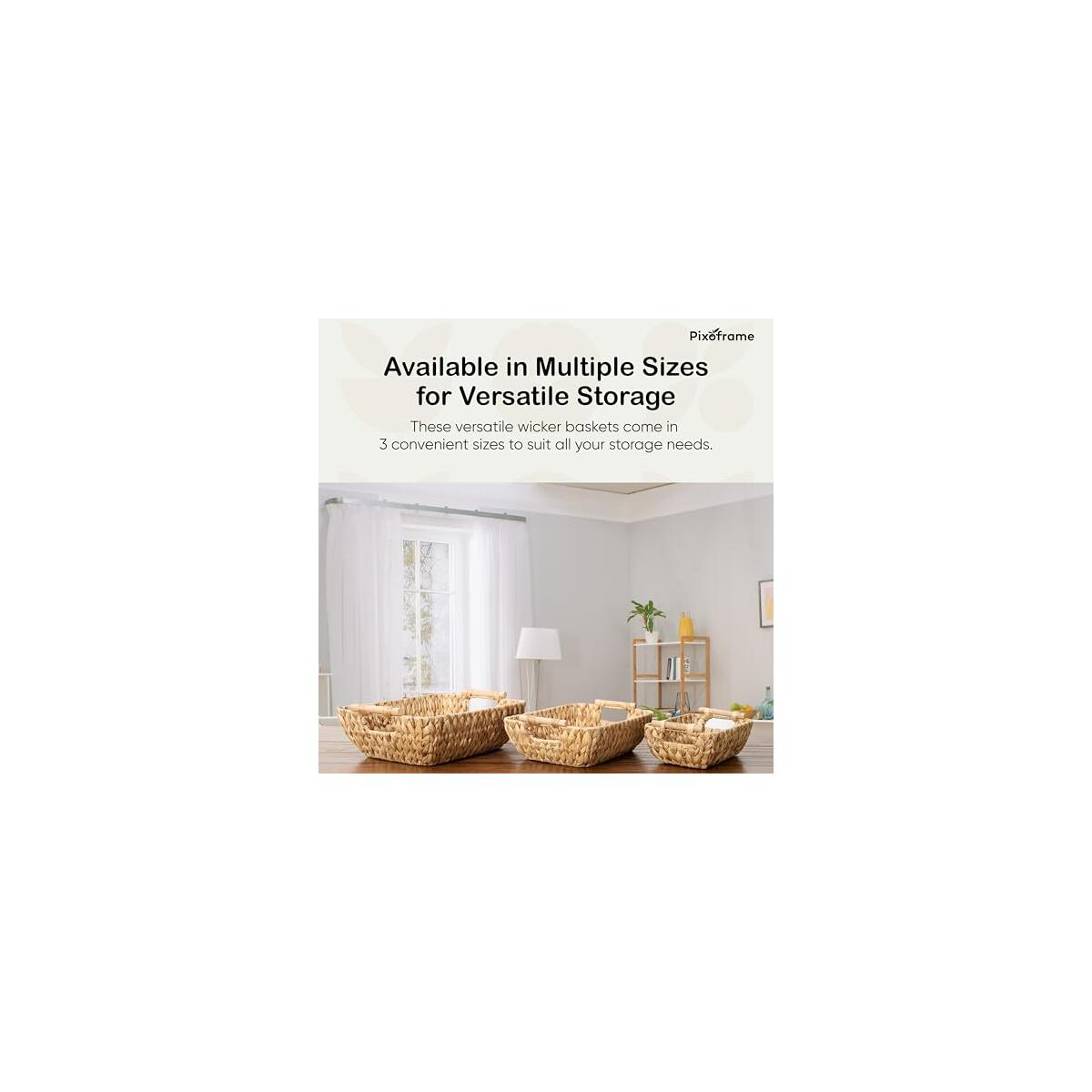 Small Rectangular Handwoven Wicker Basket Cashback - RebateKey