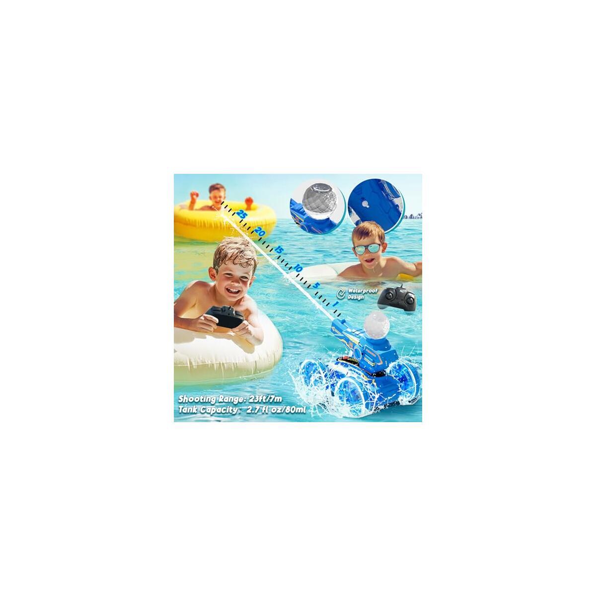 Amphibious Remote Control Car With Water Gun For 1 Cashback Rebates - RebateKey