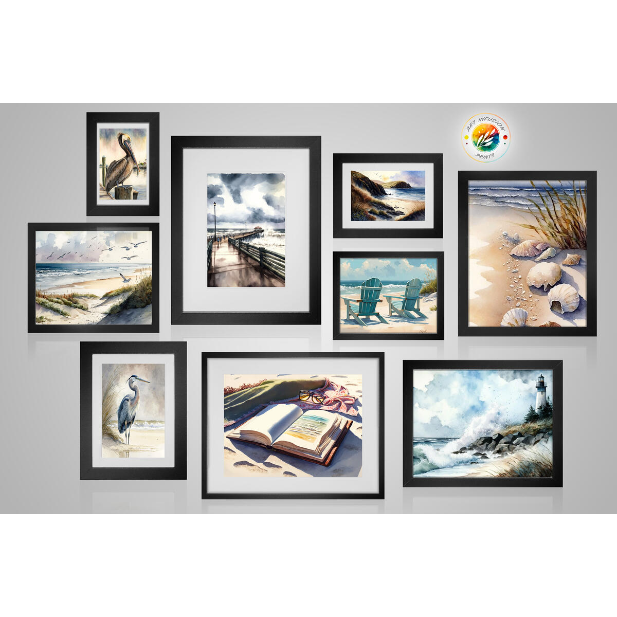 Beach Life Gallery Wall Set Rebates - RebateKey