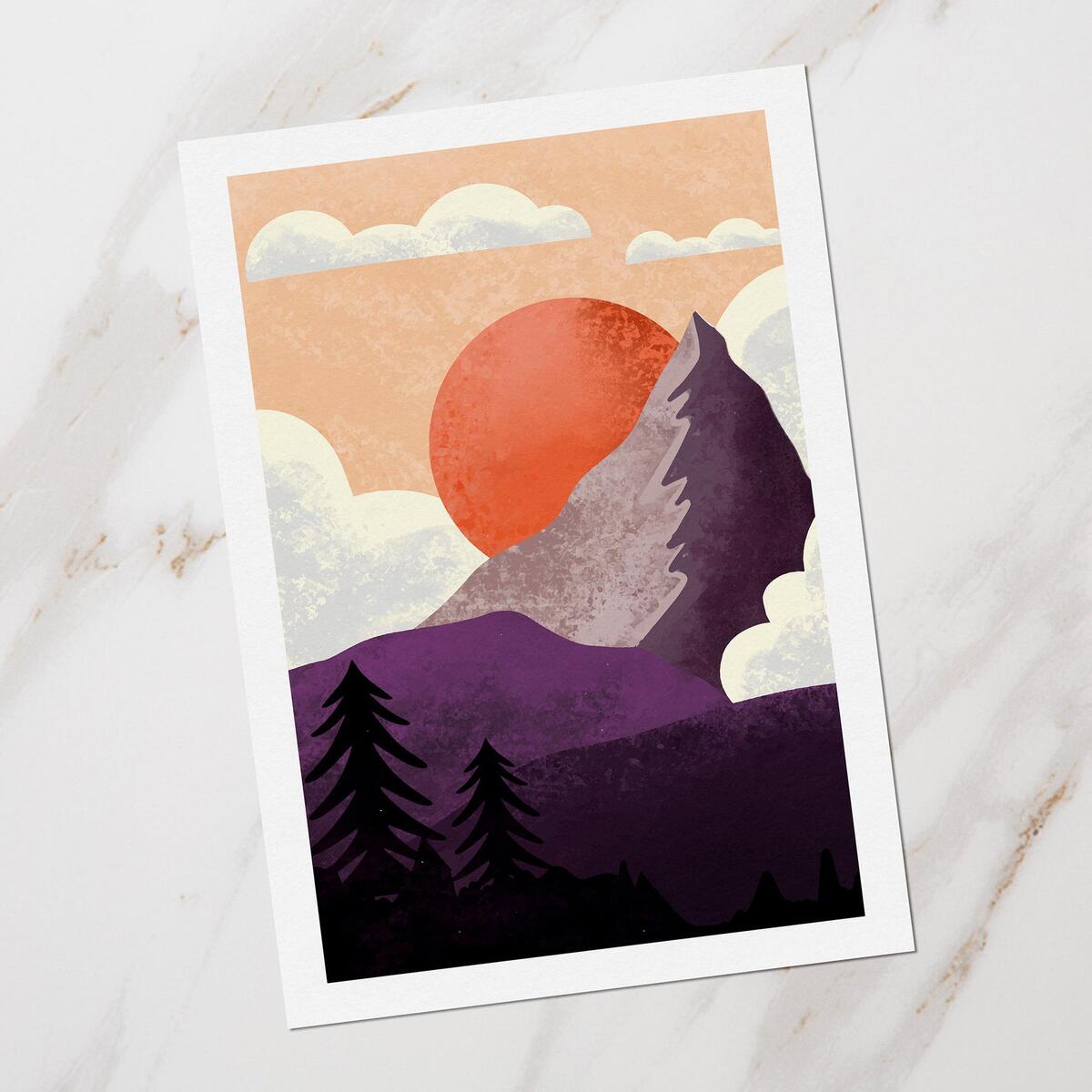 Mountains Printable Wall Cashback Rebate - RebateKey