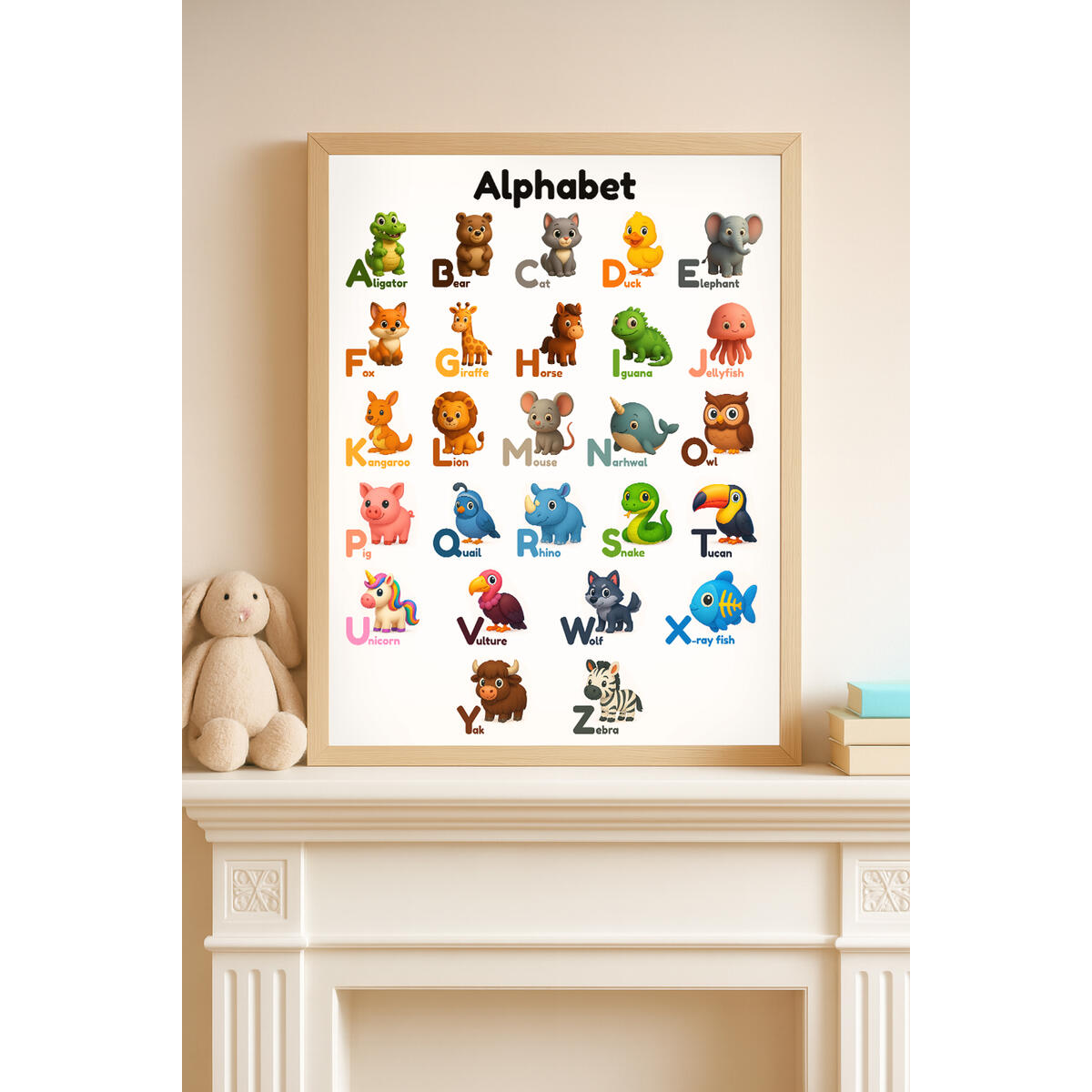 Animal Alphabet Poster Flashcards Cashback Rebate - RebateKey