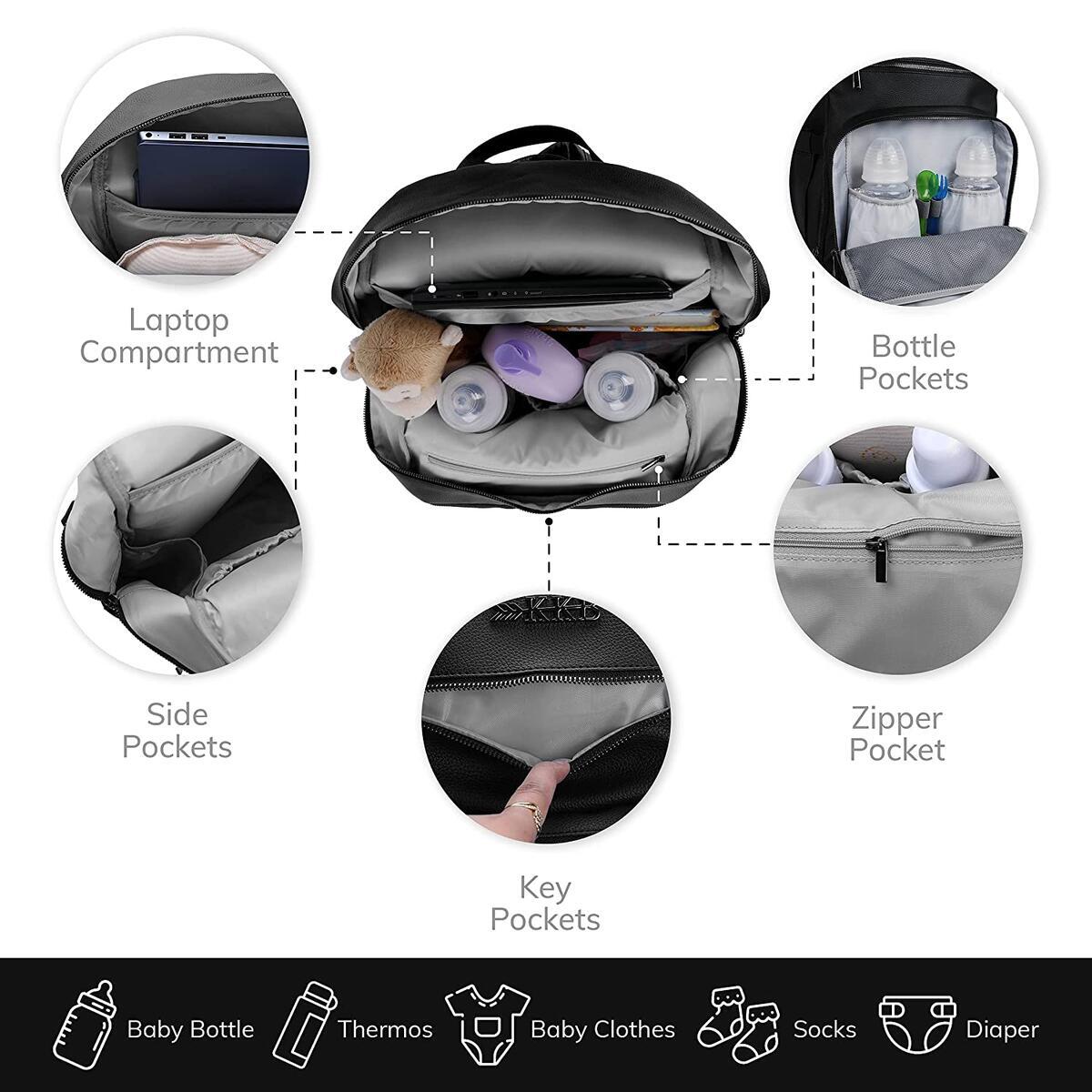 Leather Diaper Bag Backpack 4 Rebate - RebateKey