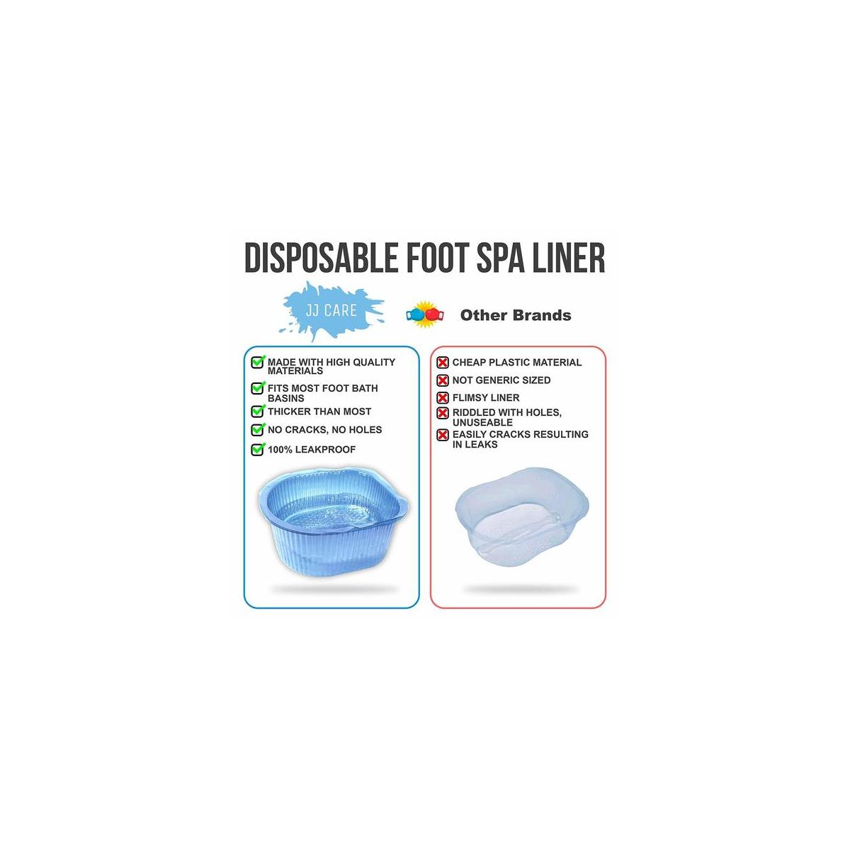 [PREMIUM] Disposable Pedicure Liners Pack Of 100 For Foot Bath Pedicure