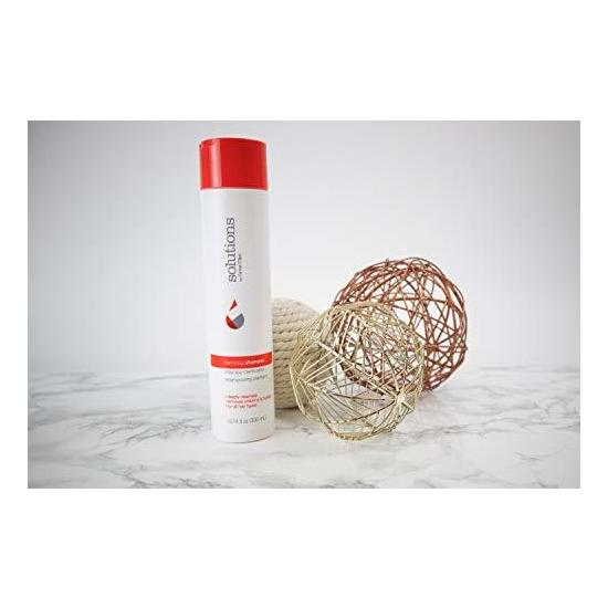 Solutions By Great Clips Clarifying Shampoo 10oz Removes Build Up For