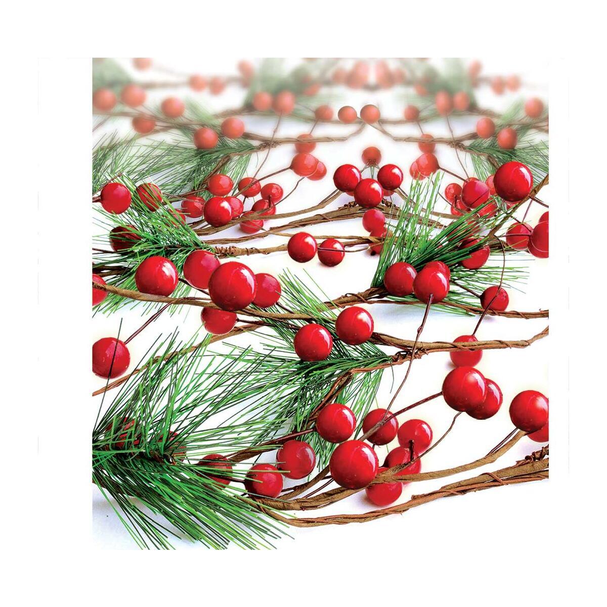 Christmas Garland Red Cash Back - RebateKey