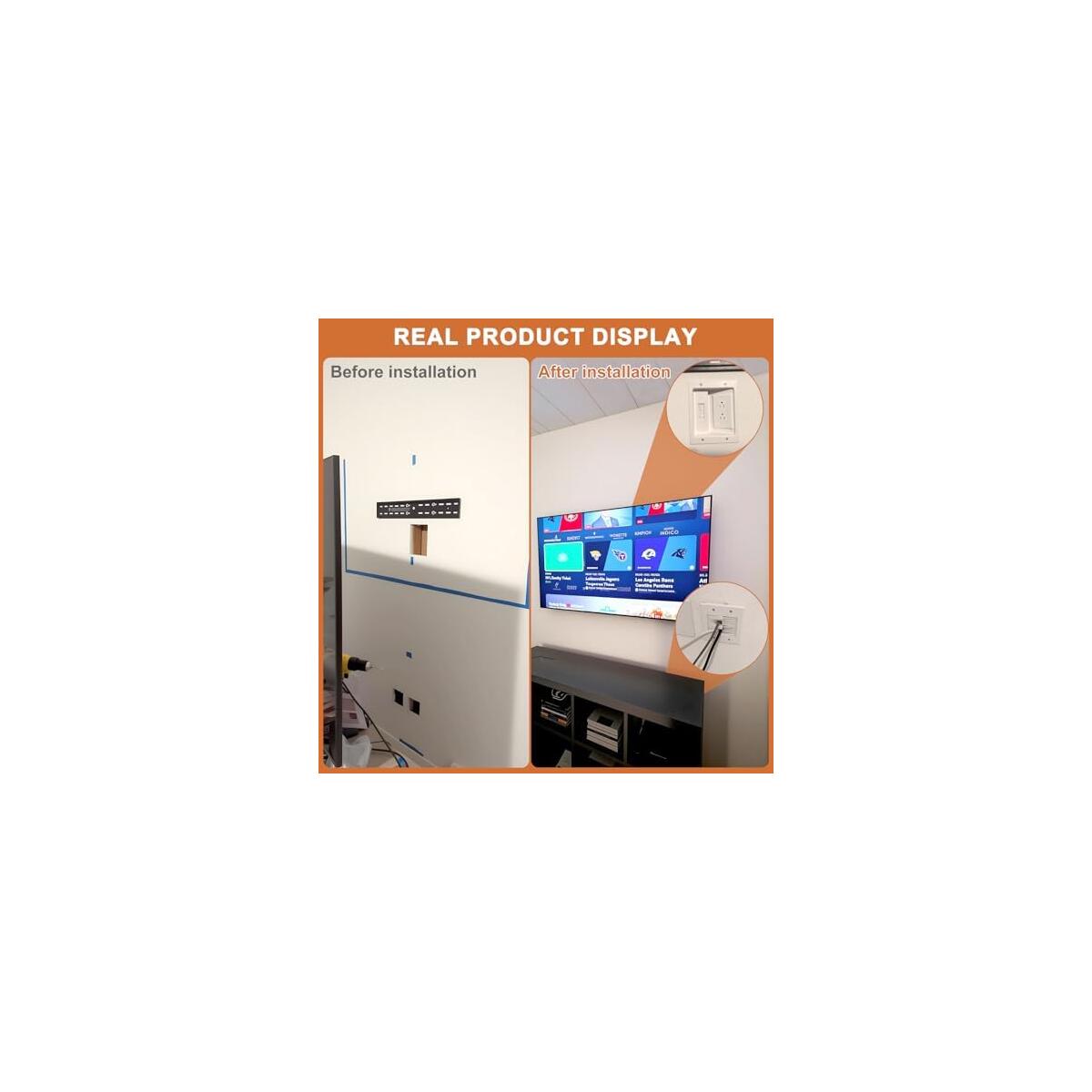 In Wall Cable Management Kit With Recessed Tv Cashback Rebates - RebateKey