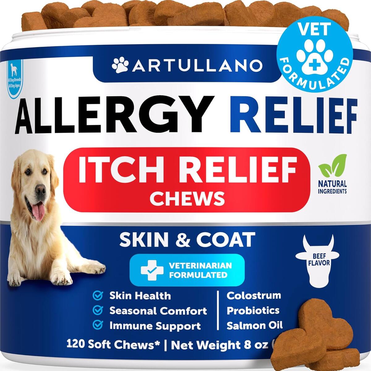 ART Allergy 120 chews for dogs Beef - DON'T USE COUPON